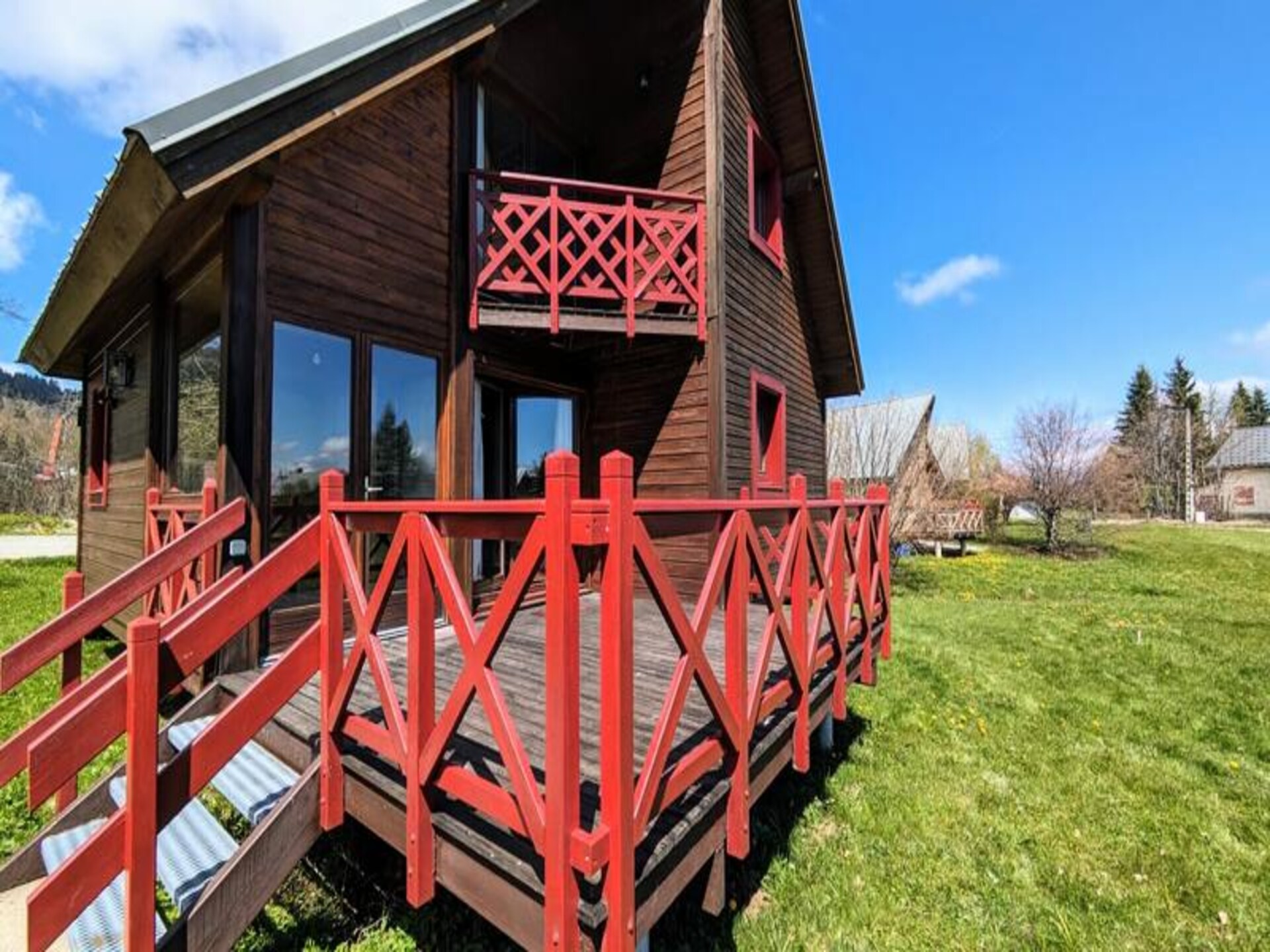 Authentiek chalet voor 6 personen in La Féclaz met tuin en gedeeld zwembad - foto 3