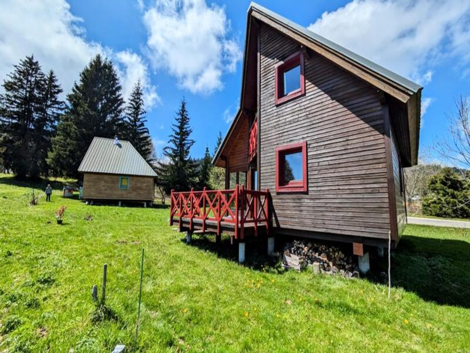 Authentiek chalet voor 6 personen in La Féclaz met tuin en gedeeld zwembad - foto 9