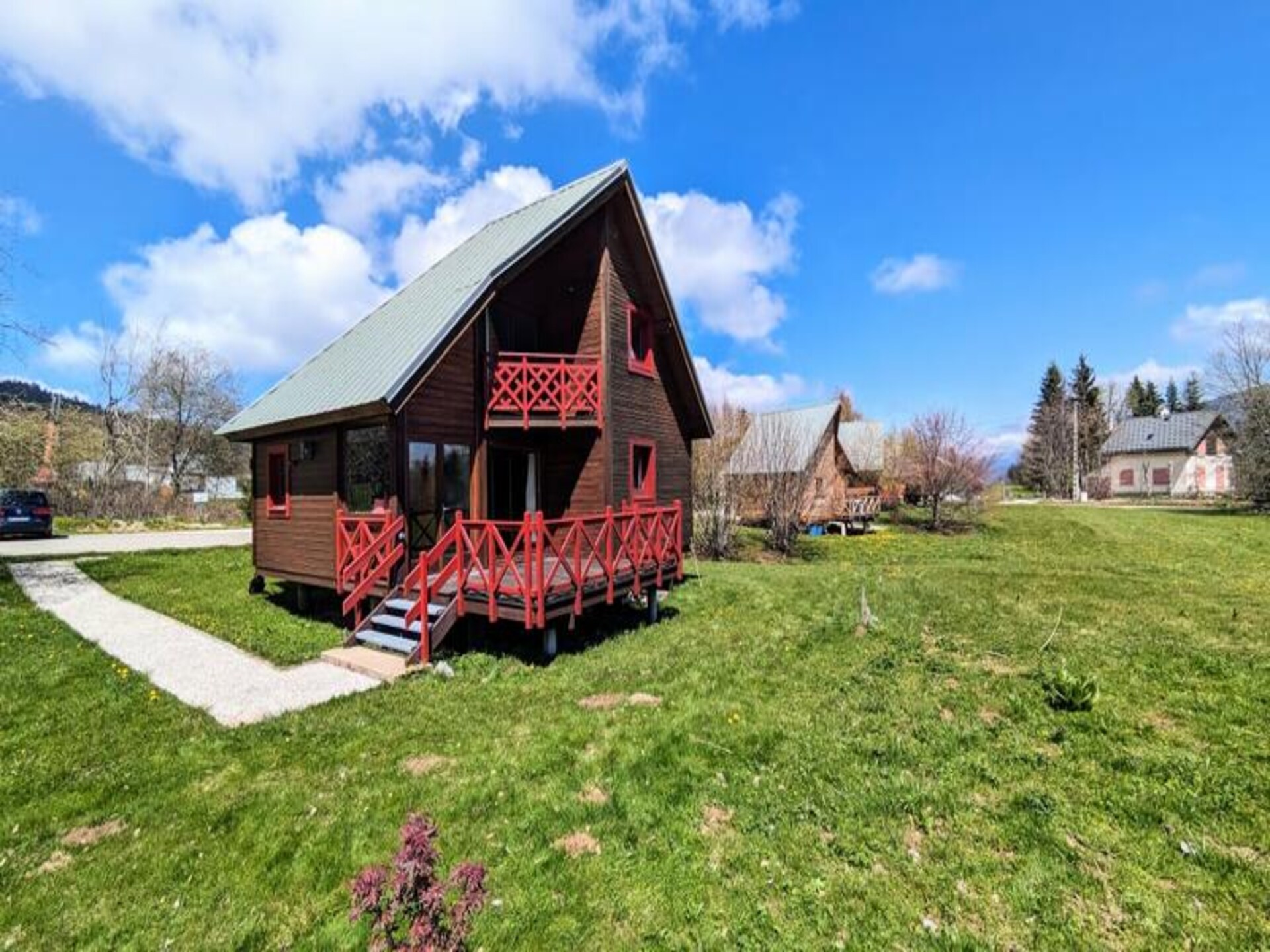 Authentiek chalet voor 6 personen in La Féclaz met tuin en gedeeld zwembad - foto 13