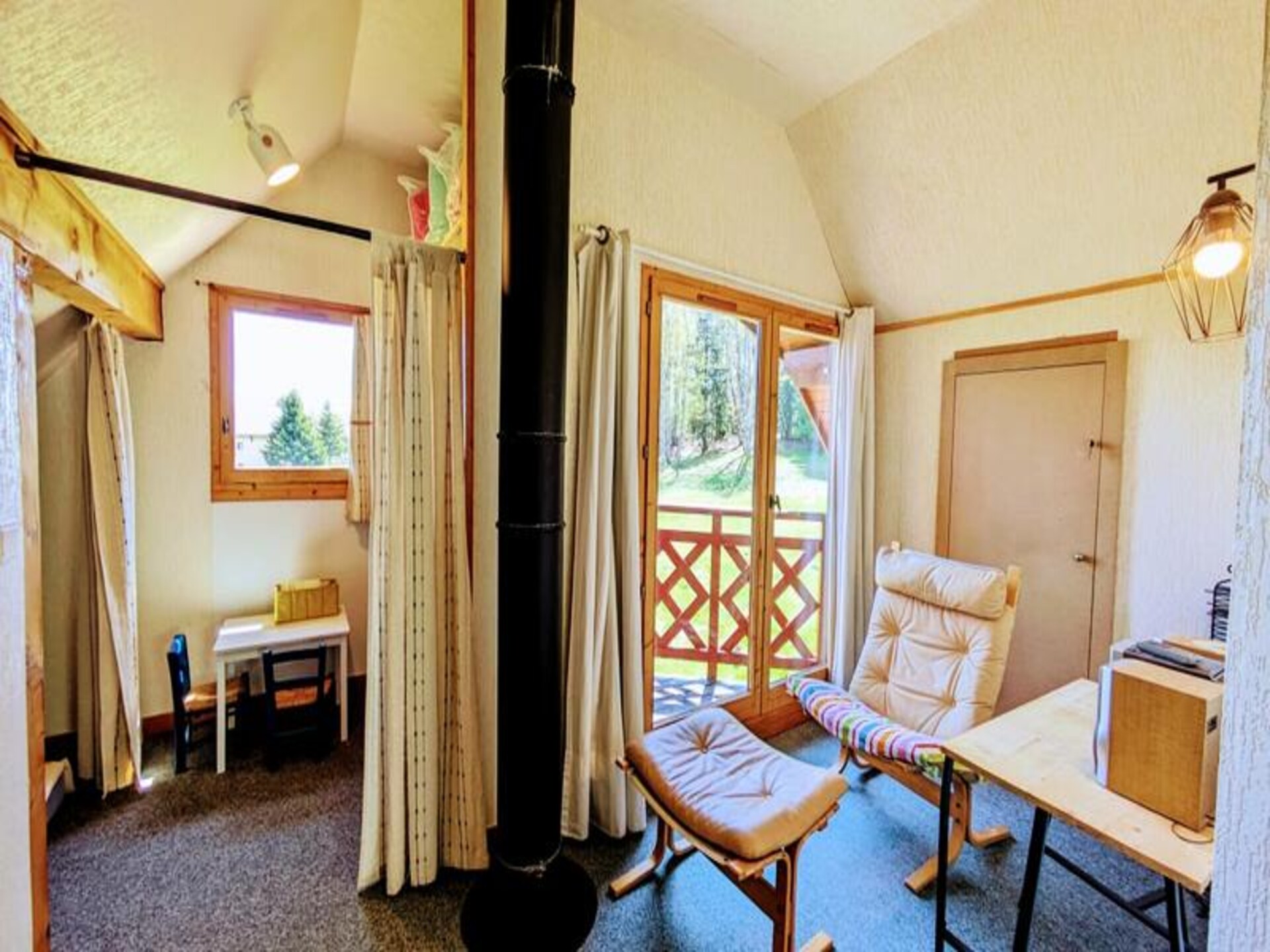 Authentiek chalet voor 6 personen in La Féclaz met tuin en gedeeld zwembad - foto 27