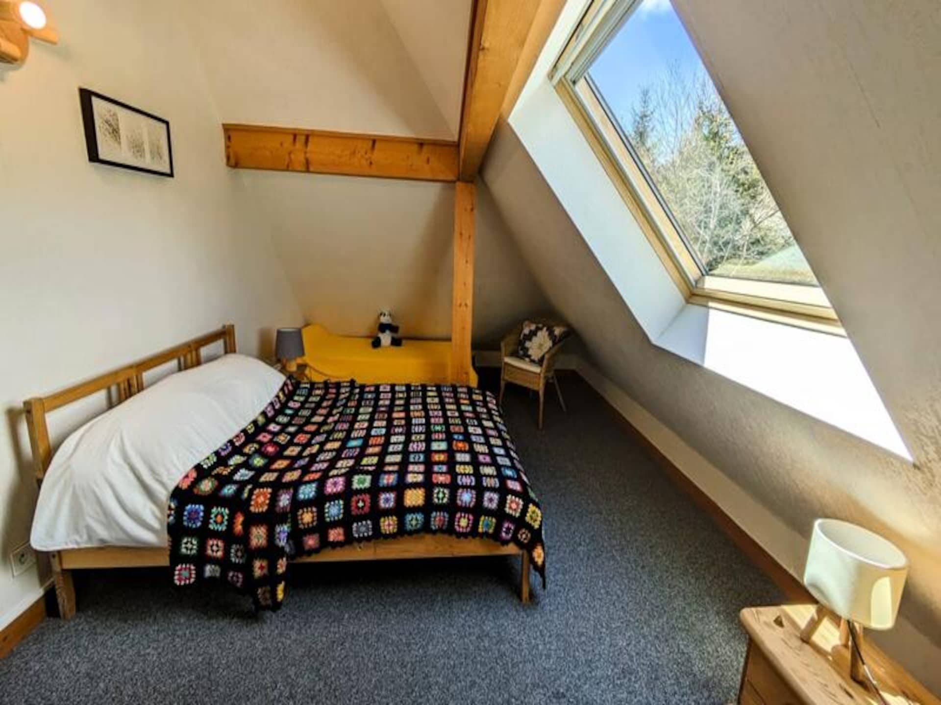Authentiek chalet voor 6 personen in La Féclaz met tuin en gedeeld zwembad - foto 29