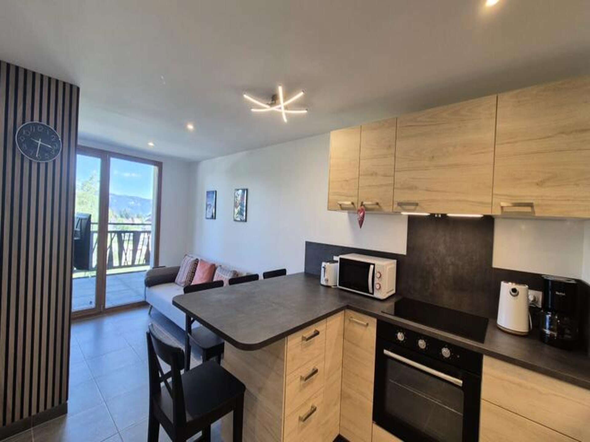 Modern appartement aan de piste in La Féclaz voor 4 personen - foto 2