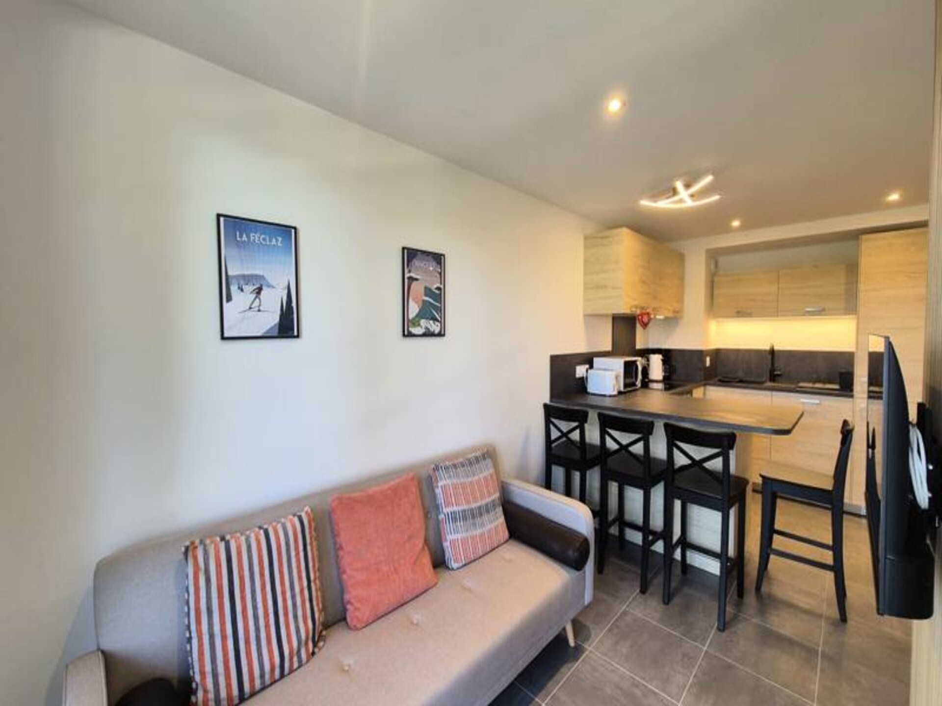 Modern appartement aan de piste in La Féclaz voor 4 personen - foto 8