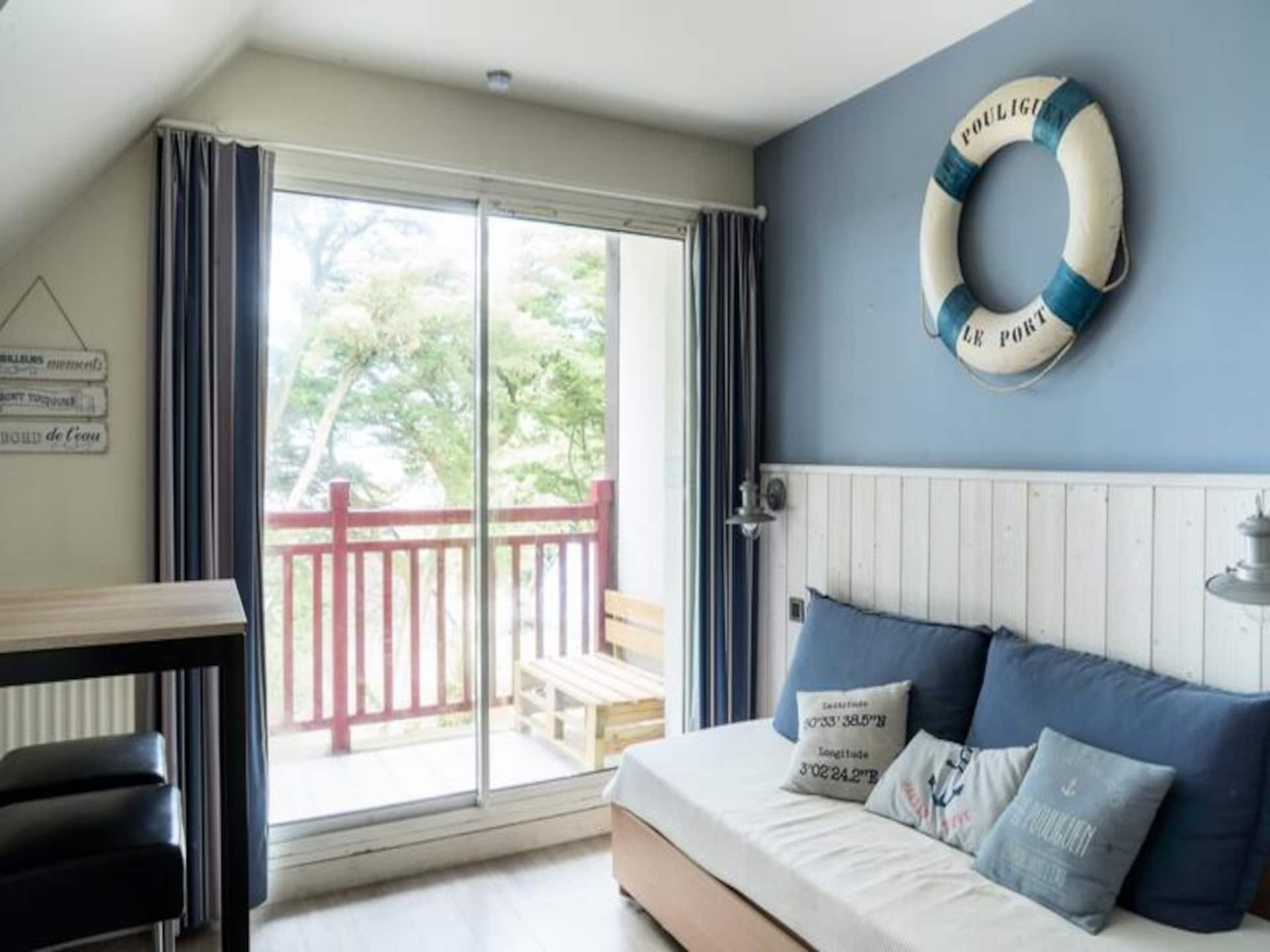 Licht appartement in Le Pouliguen met zwembad, op 800m van het strand - foto 10