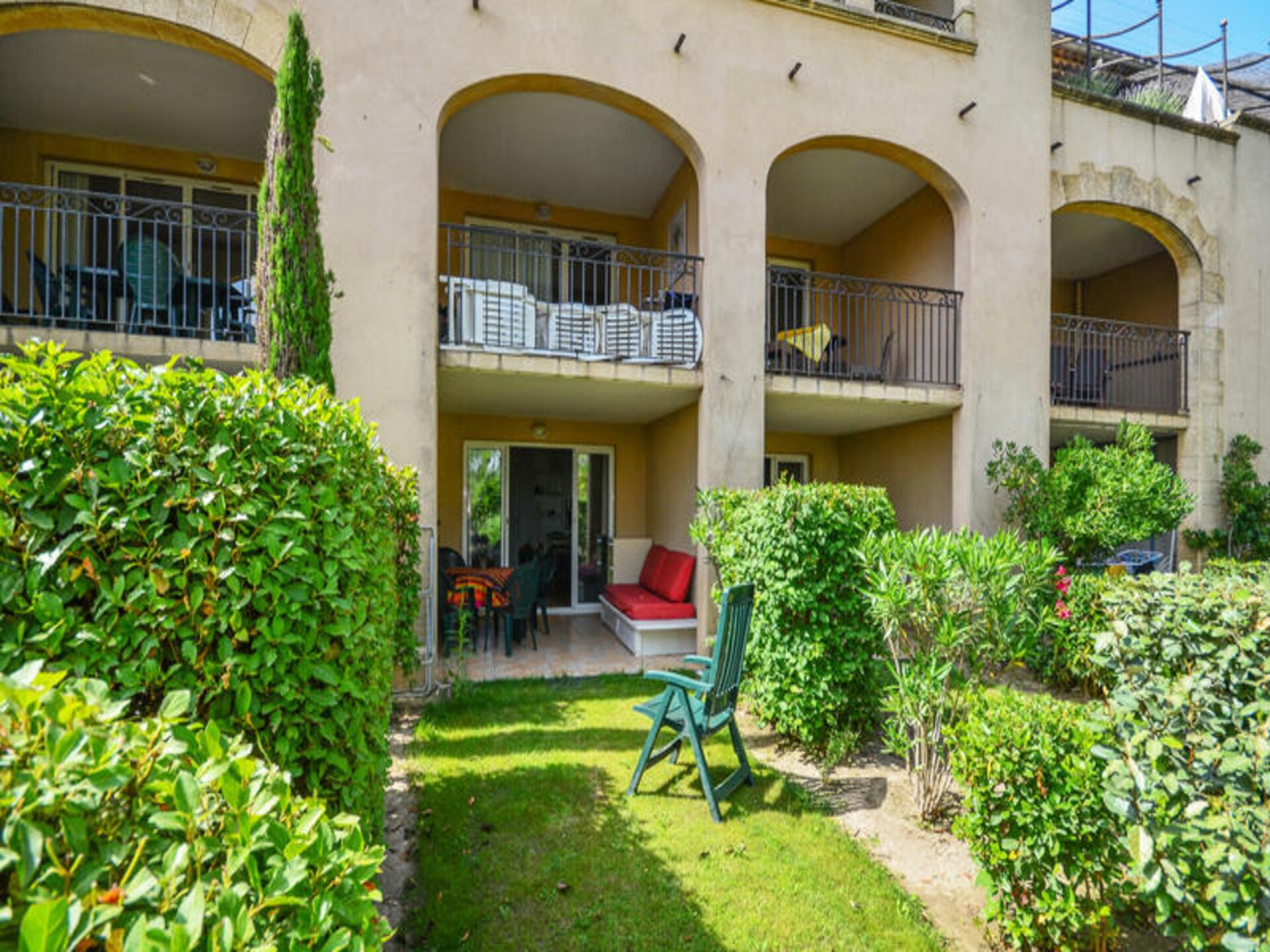 Knus appartement voor 5 in autovrij Provençaals vakantiedorp met zwemparadijs - foto 23