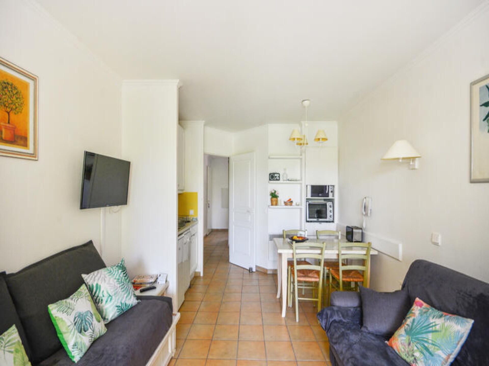 Knus appartement voor 5 in autovrij Provençaals vakantiedorp met zwemparadijs - foto 24