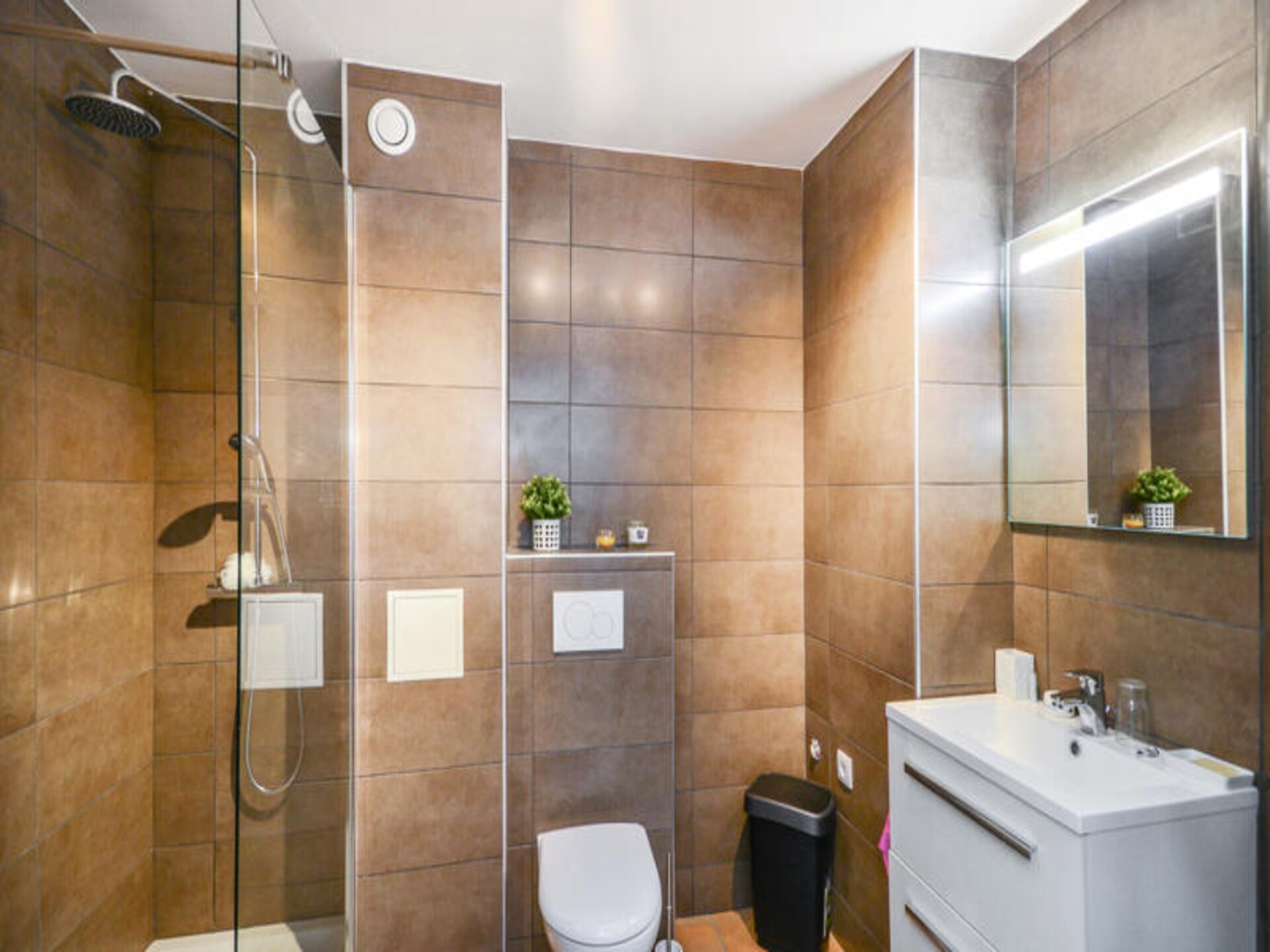 Knus appartement voor 5 in autovrij Provençaals vakantiedorp met zwemparadijs - foto 29