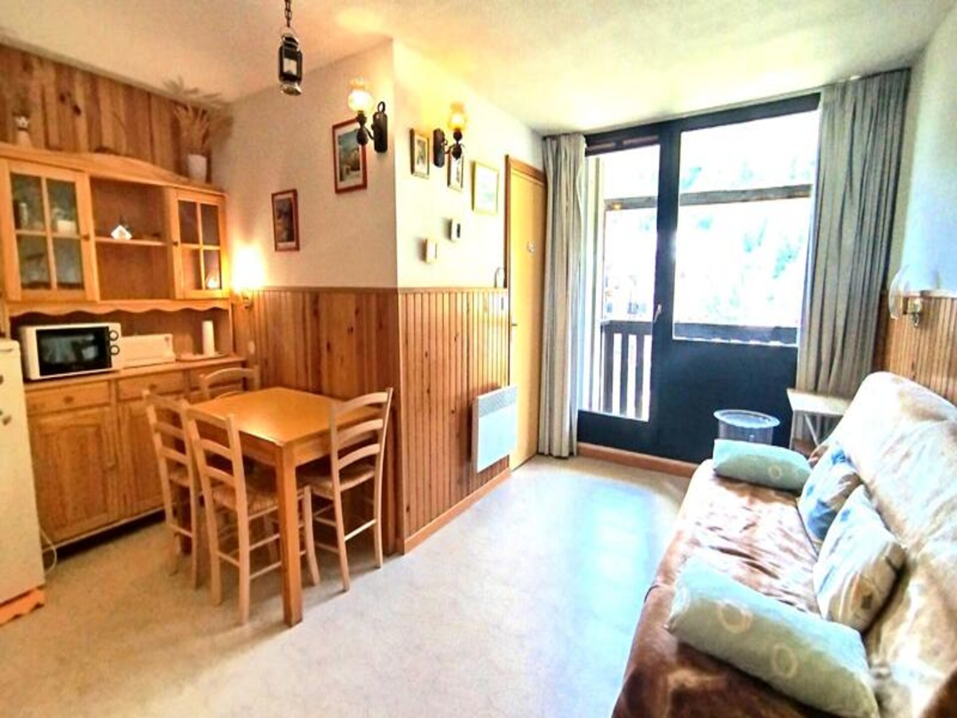 Appartement 5p direct aan de piste in Réallon met balkon en uitzicht - foto 1
