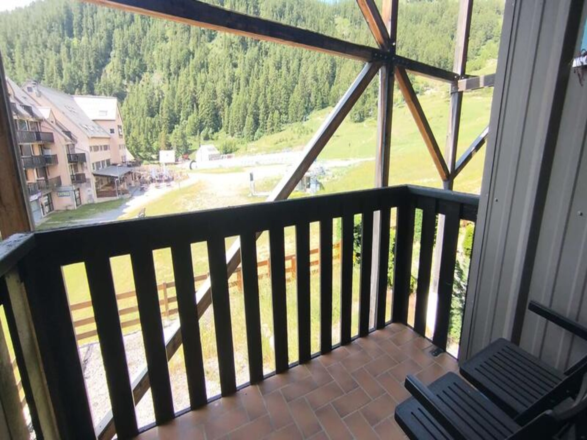 Appartement 5p direct aan de piste in Réallon met balkon en uitzicht - foto 9