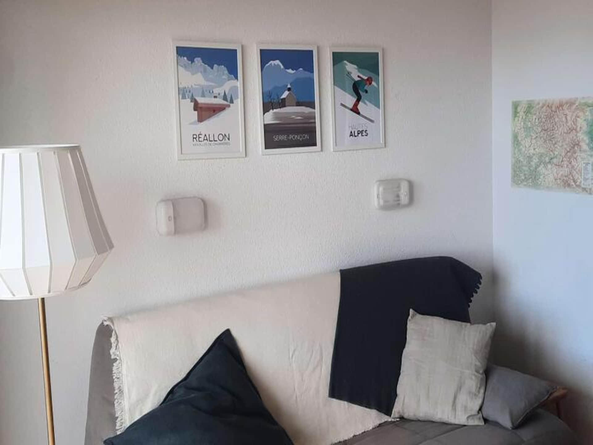 Knus appartement voor 6 personen vlakbij de pistes in Réallon - foto 4