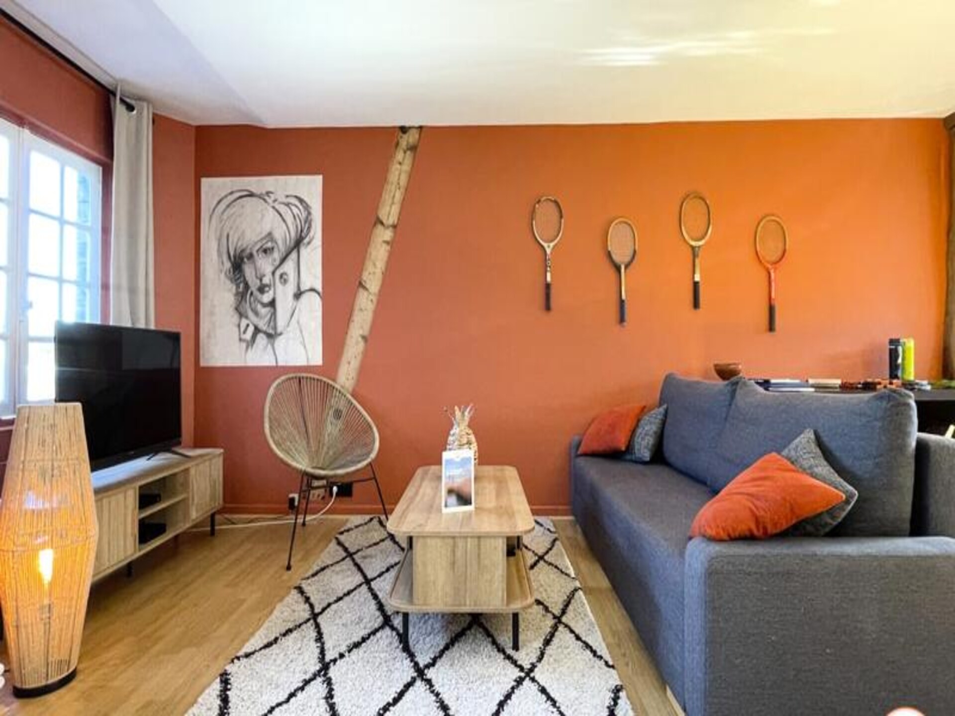 Le Duplex in Rouen: knus appartement met parkeerplaats, tennis & uitzicht - foto 2