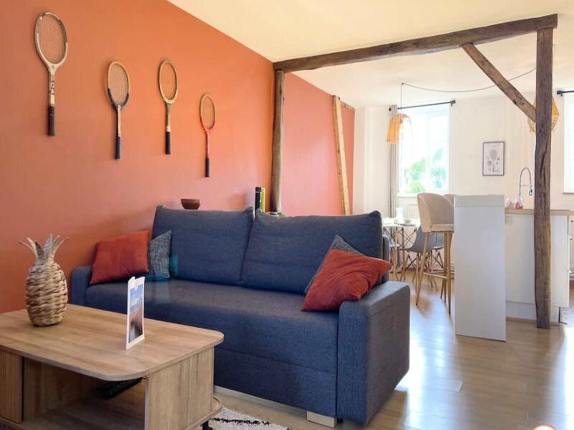 Le Duplex in Rouen: knus appartement met parkeerplaats, tennis & uitzicht - foto 8