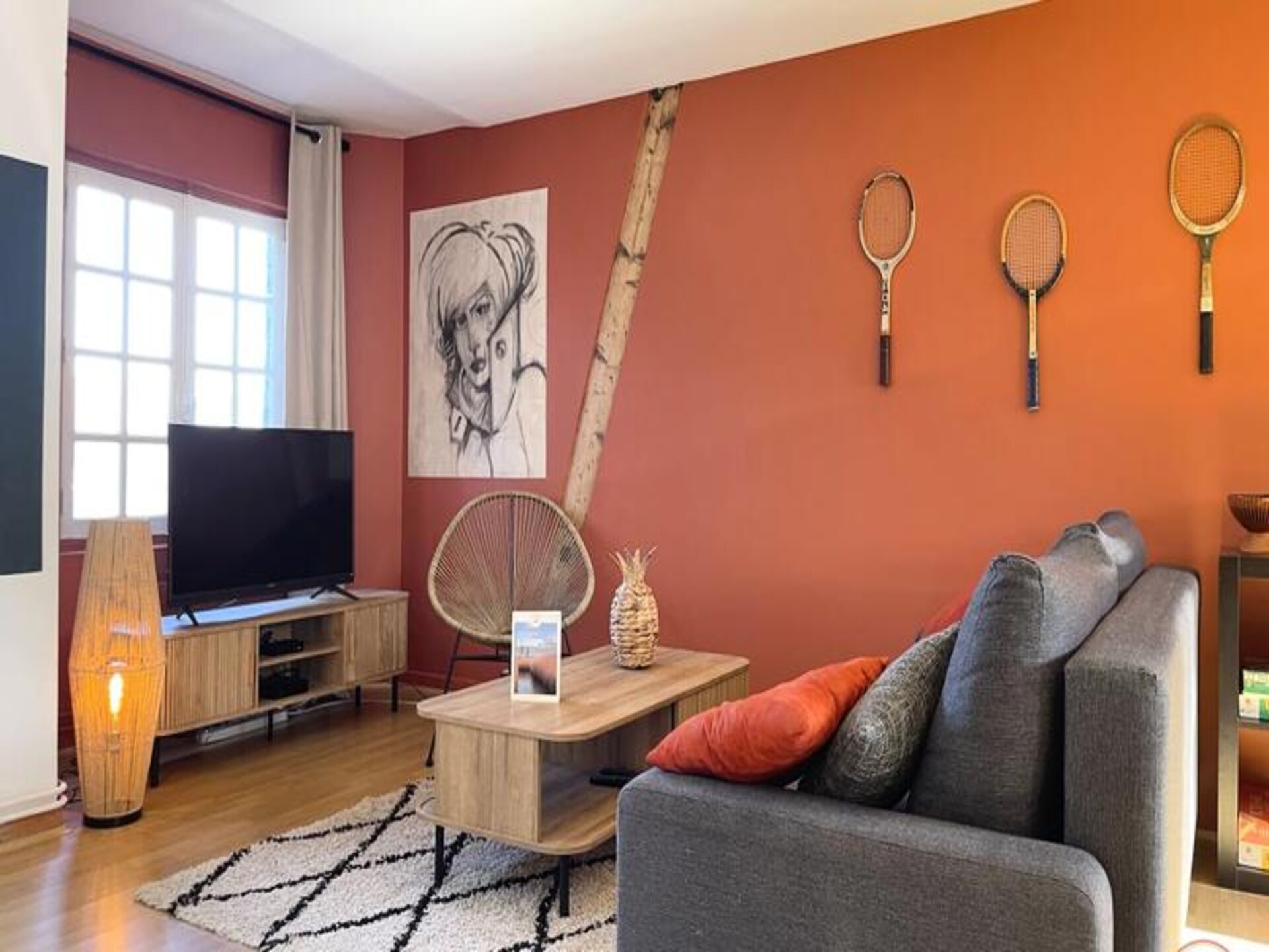 Le Duplex in Rouen: knus appartement met parkeerplaats, tennis & uitzicht - foto 13