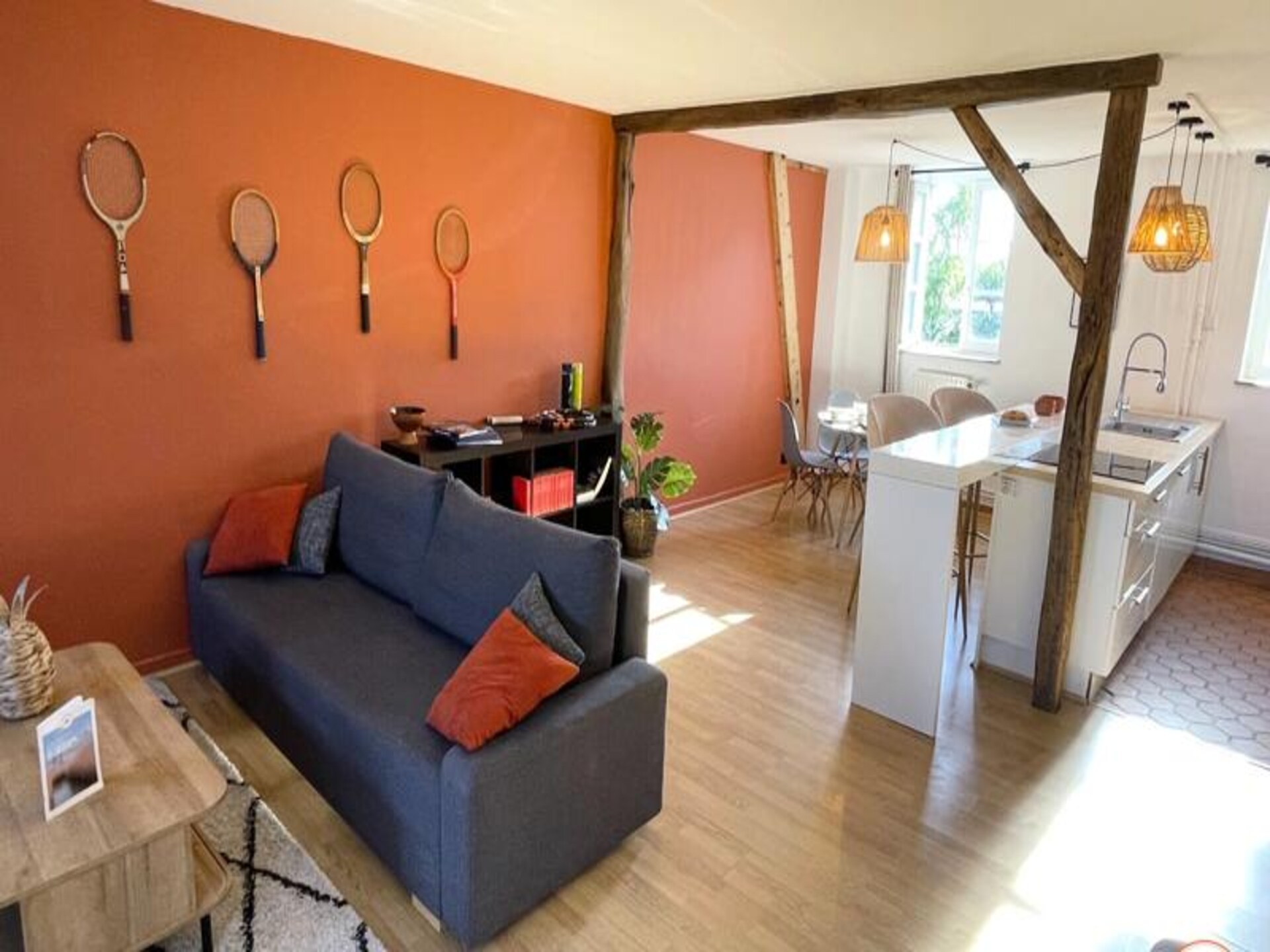 Le Duplex in Rouen: knus appartement met parkeerplaats, tennis & uitzicht - foto 14
