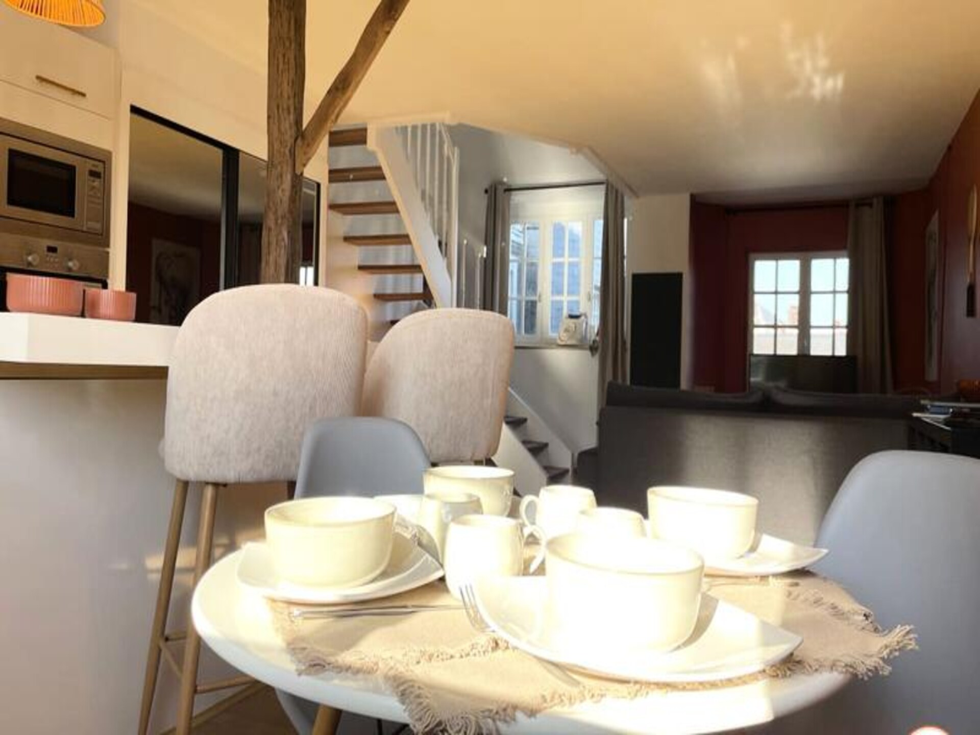 Le Duplex in Rouen: knus appartement met parkeerplaats, tennis & uitzicht - foto 19