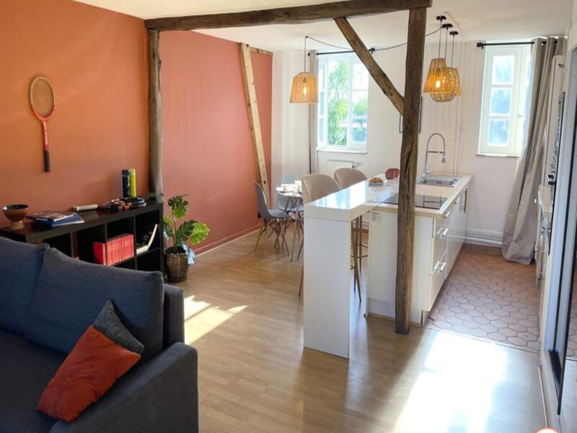 Le Duplex in Rouen: knus appartement met parkeerplaats, tennis & uitzicht - foto 21