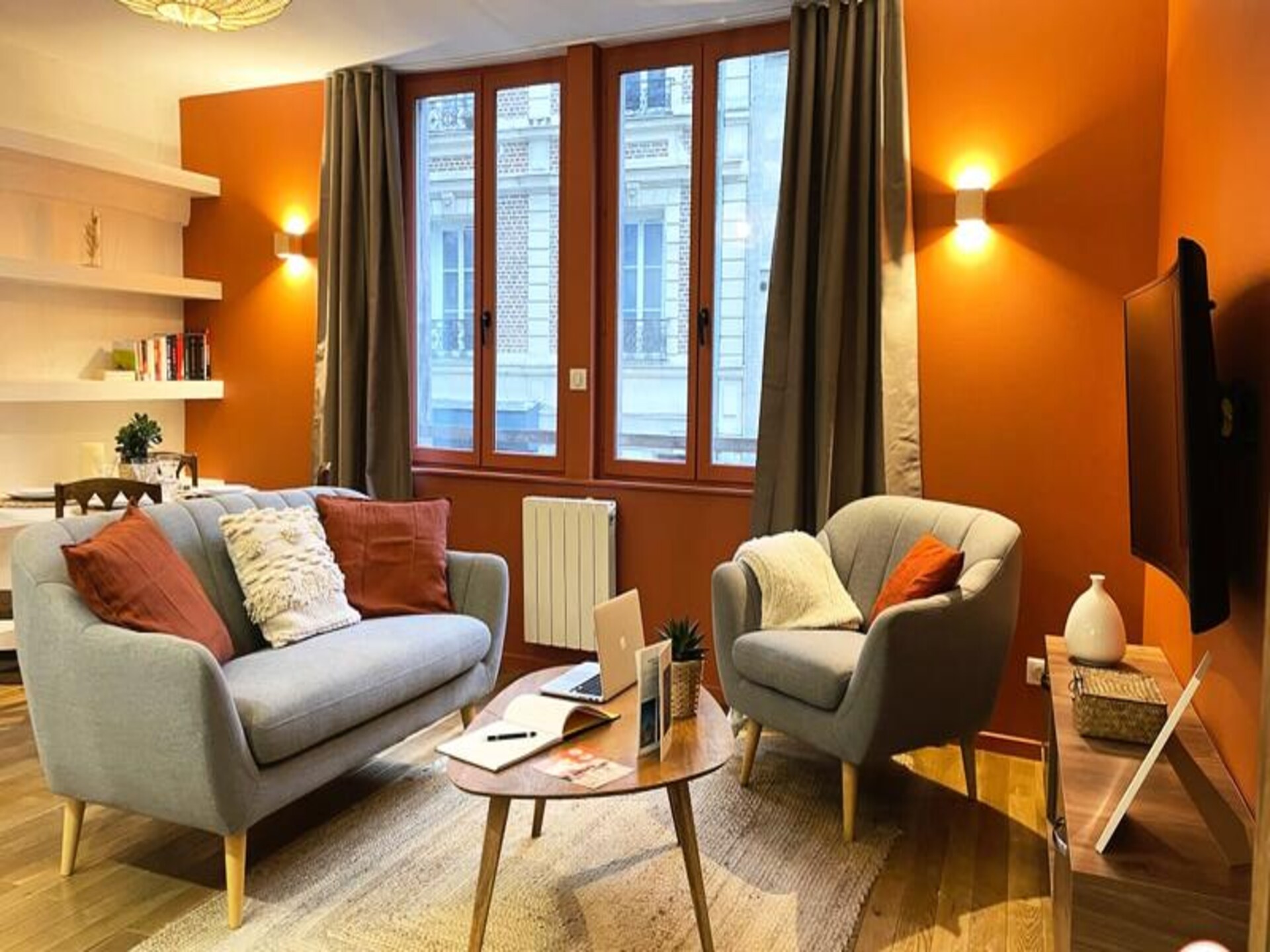 Le Terracotta: Stijlvol appartement in hartje Rouen met terracotta accenten - foto 1