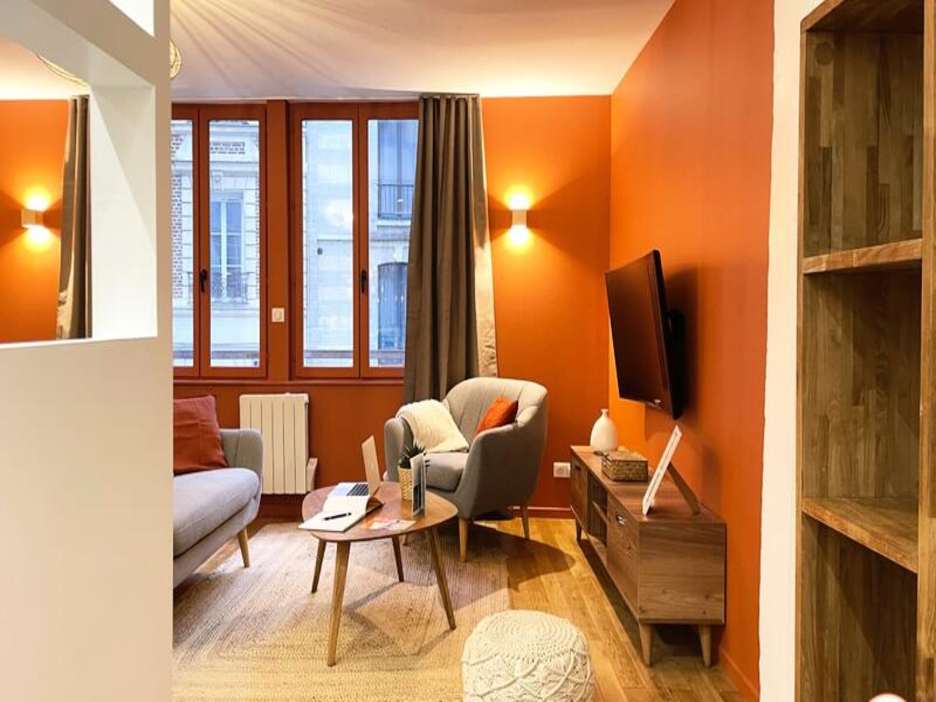 Le Terracotta: Stijlvol appartement in hartje Rouen met terracotta accenten - foto 7