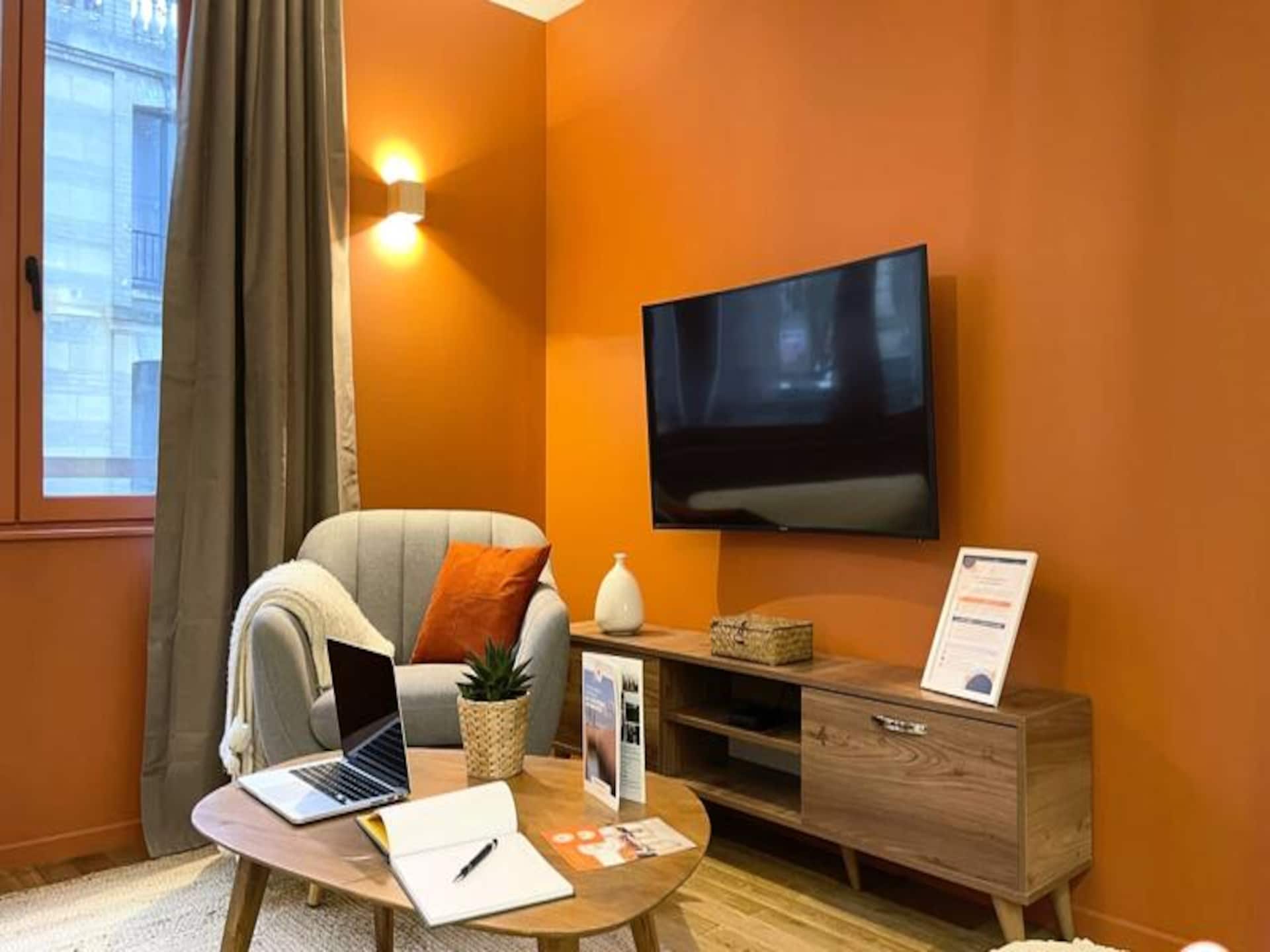 Le Terracotta: Stijlvol appartement in hartje Rouen met terracotta accenten - foto 9