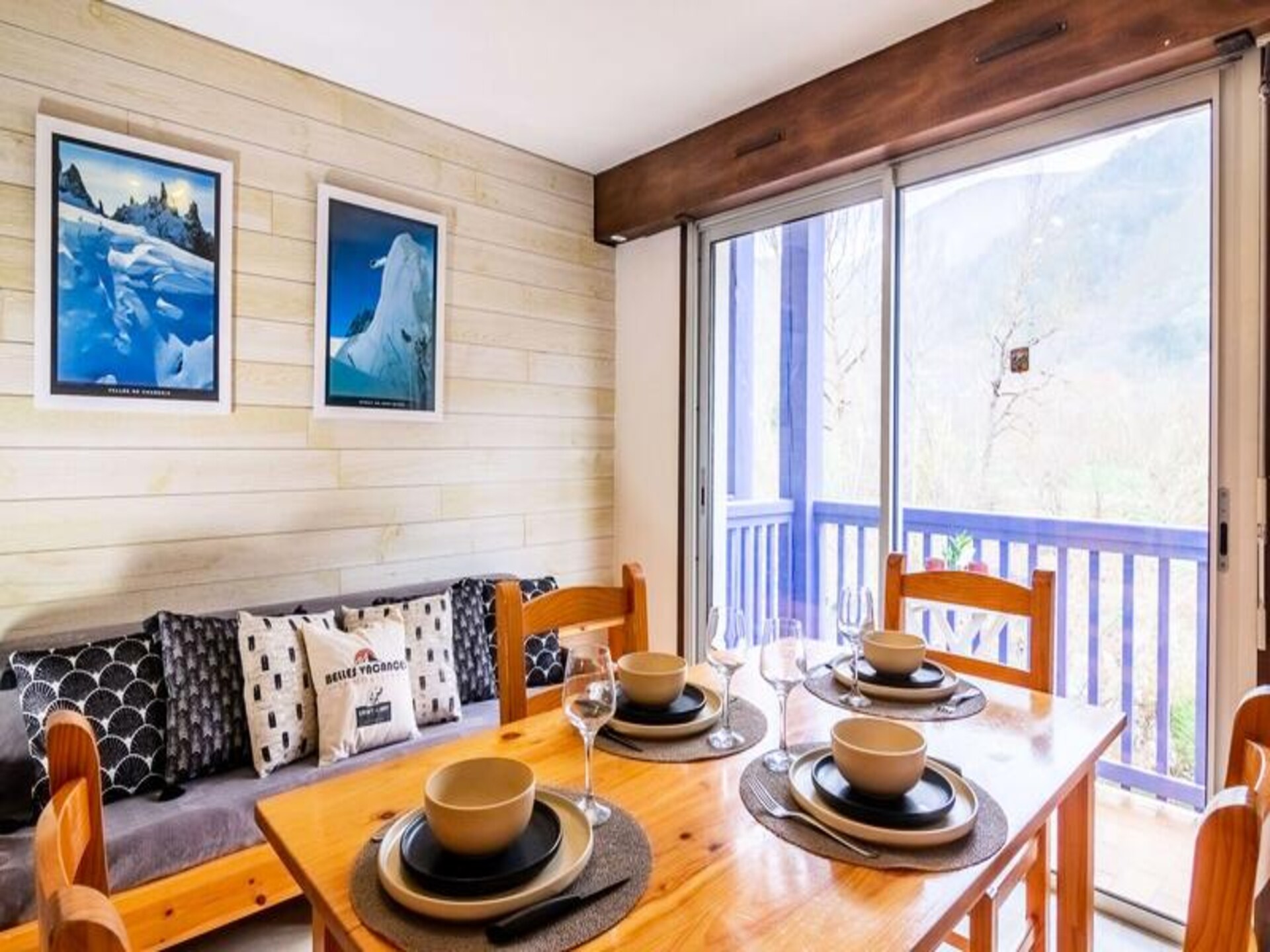 Knus appartement aan de rivier met bergzicht nabij Saint Lary - foto 1