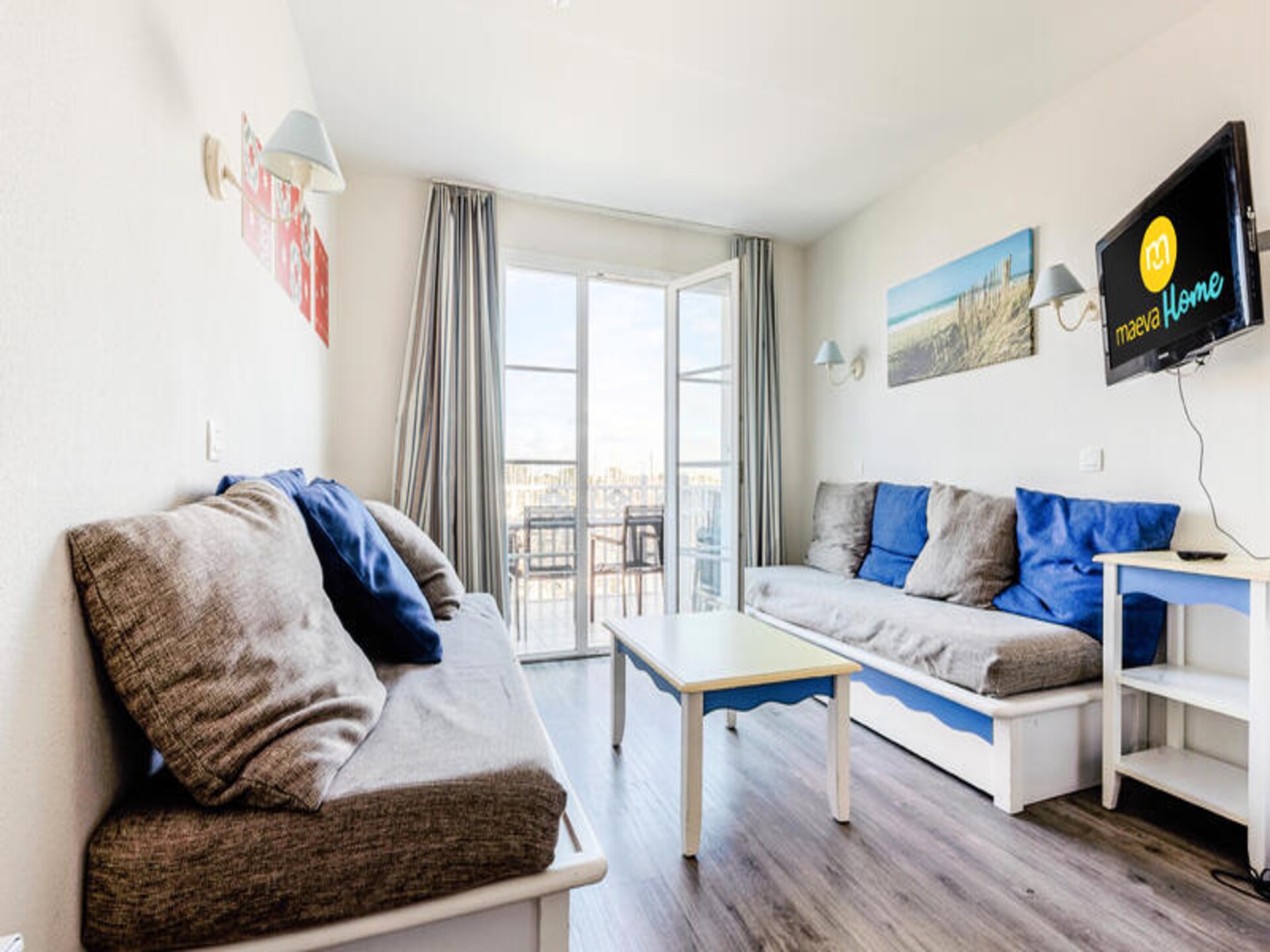 Licht appartement voor 7 bij het strand van Fogeo in Arzon - foto 18