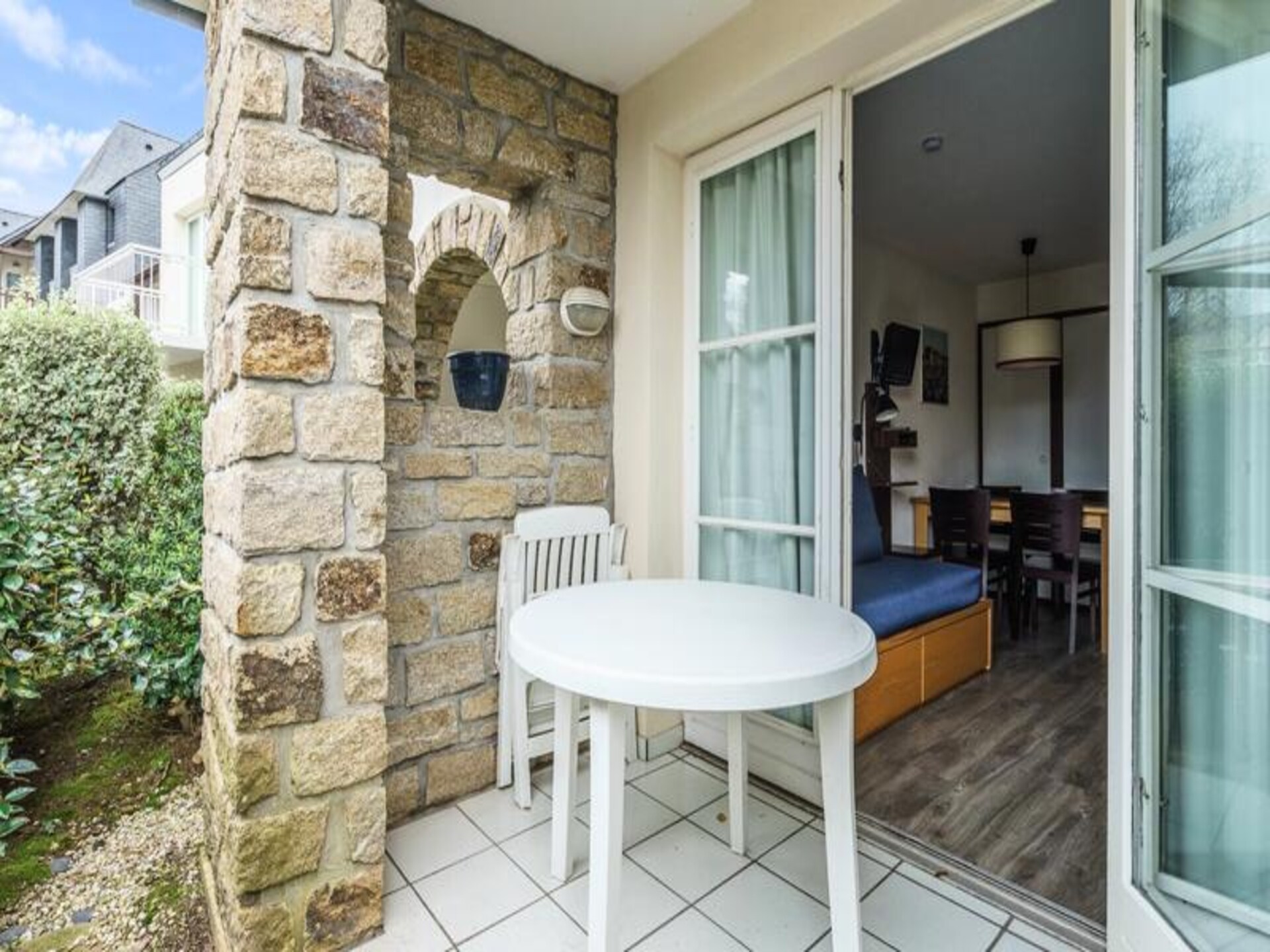 Knus appartement op 300m van strand Fogeo in Arzon, met tuin - foto 15