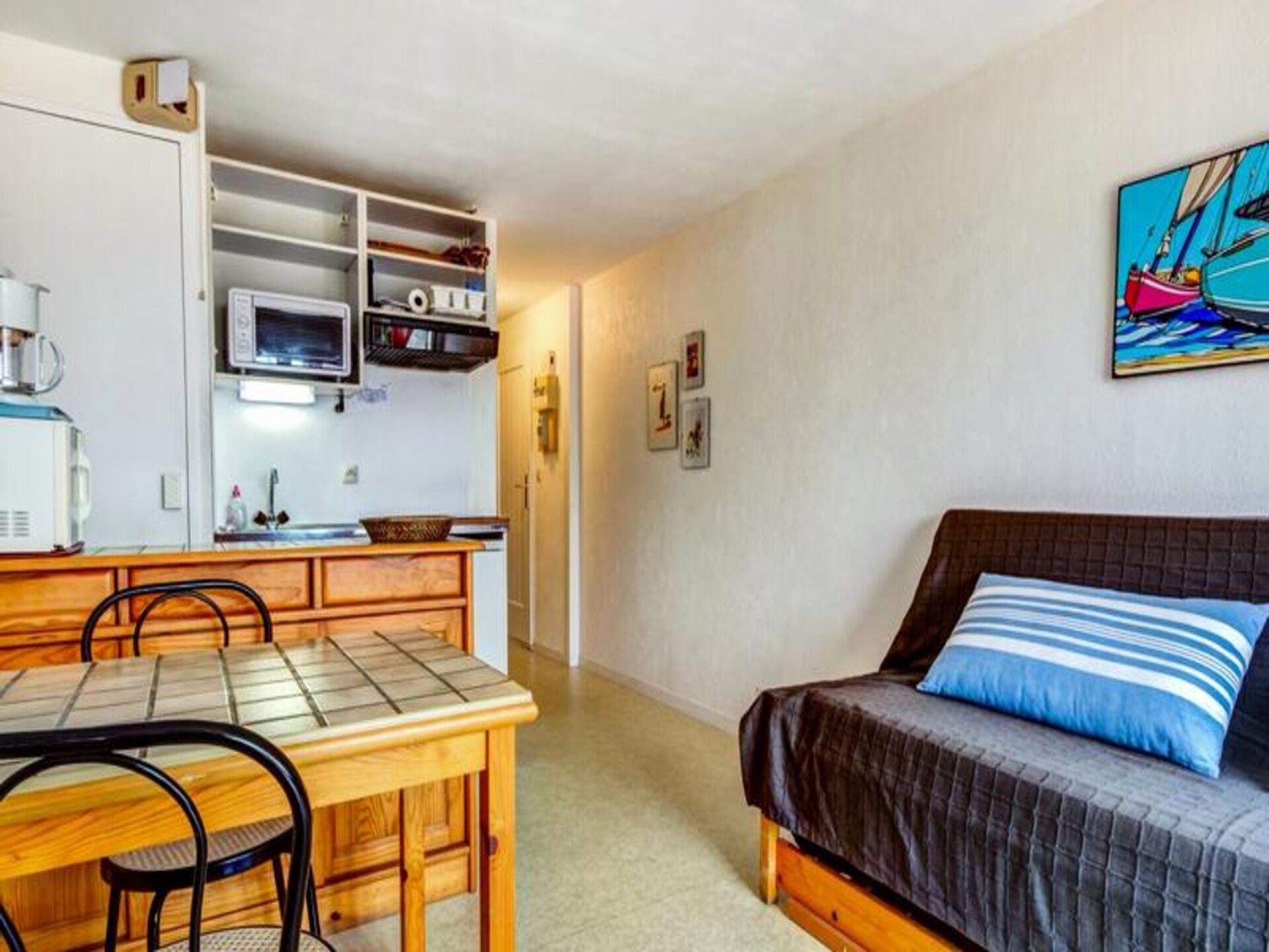 Knus appartement in Arzon, op loopafstand van het Bretonse strand - foto 4