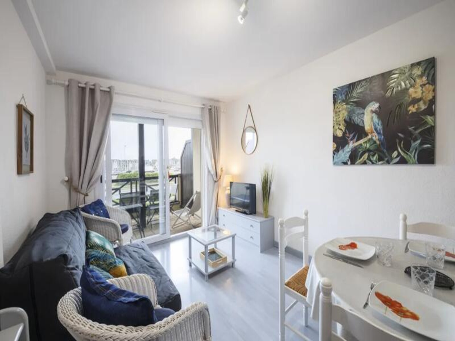 Licht appartement met balkon en uitzicht op de haven van Arzon - foto 2
