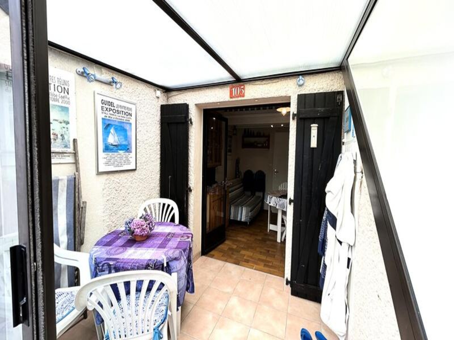 Knus appartement met tuin en zwembad, op 500 meter van het strand van Guidel - foto 6