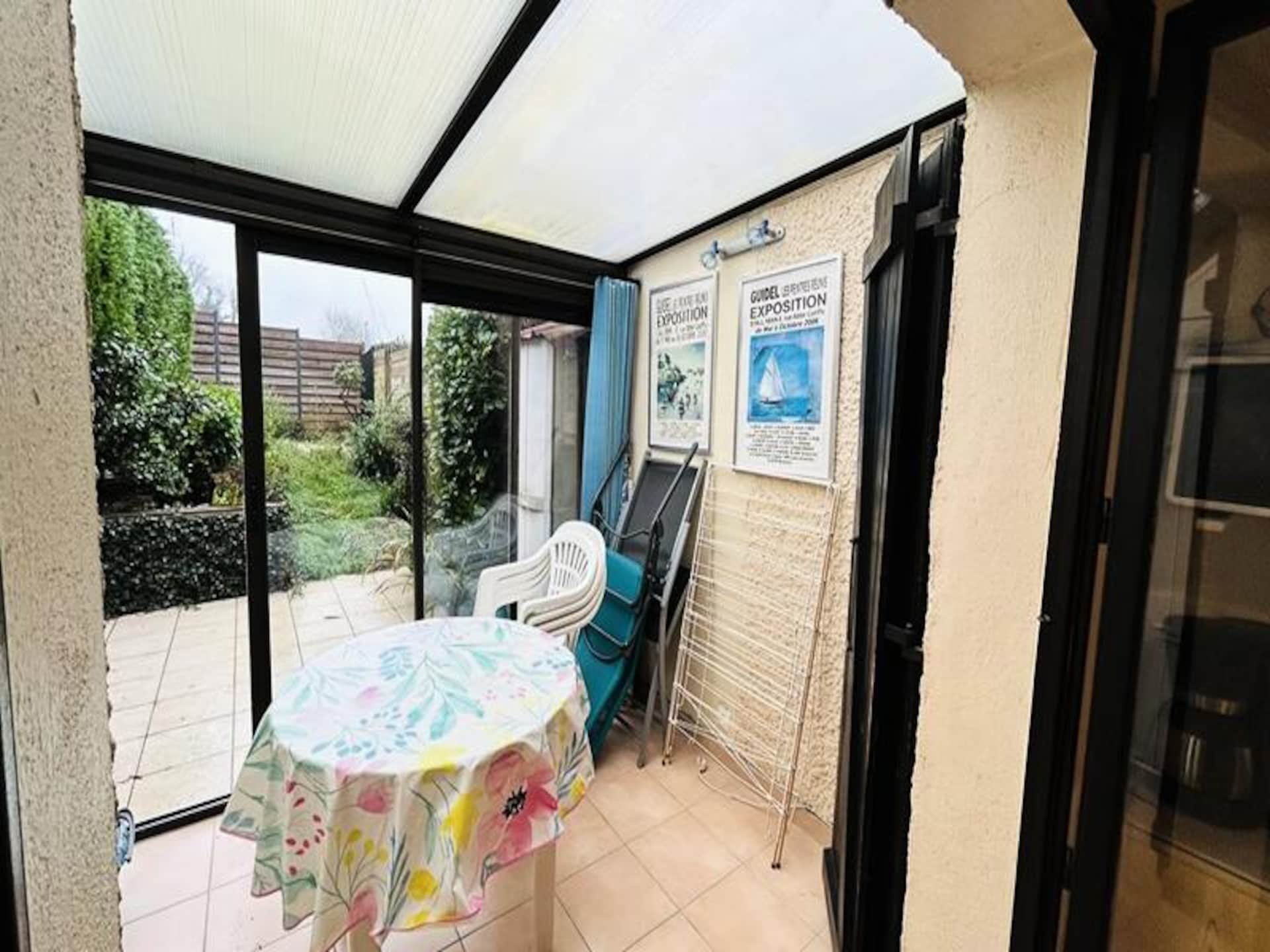 Knus appartement met tuin en zwembad, op 500 meter van het strand van Guidel - foto 17