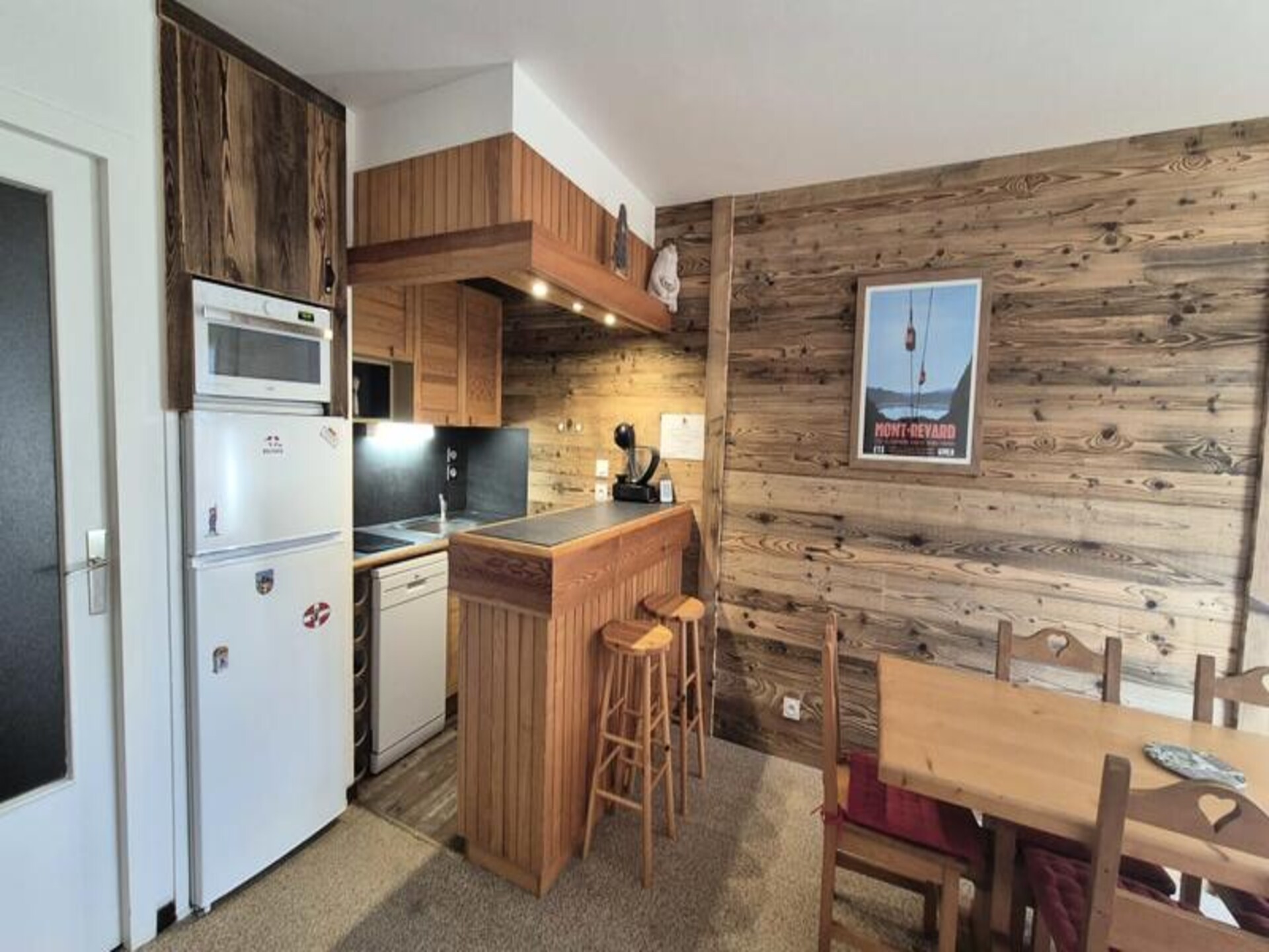 Ski-in/ski-out appartement aan de piste in Les Déserts, max. 4 personen - foto 1
