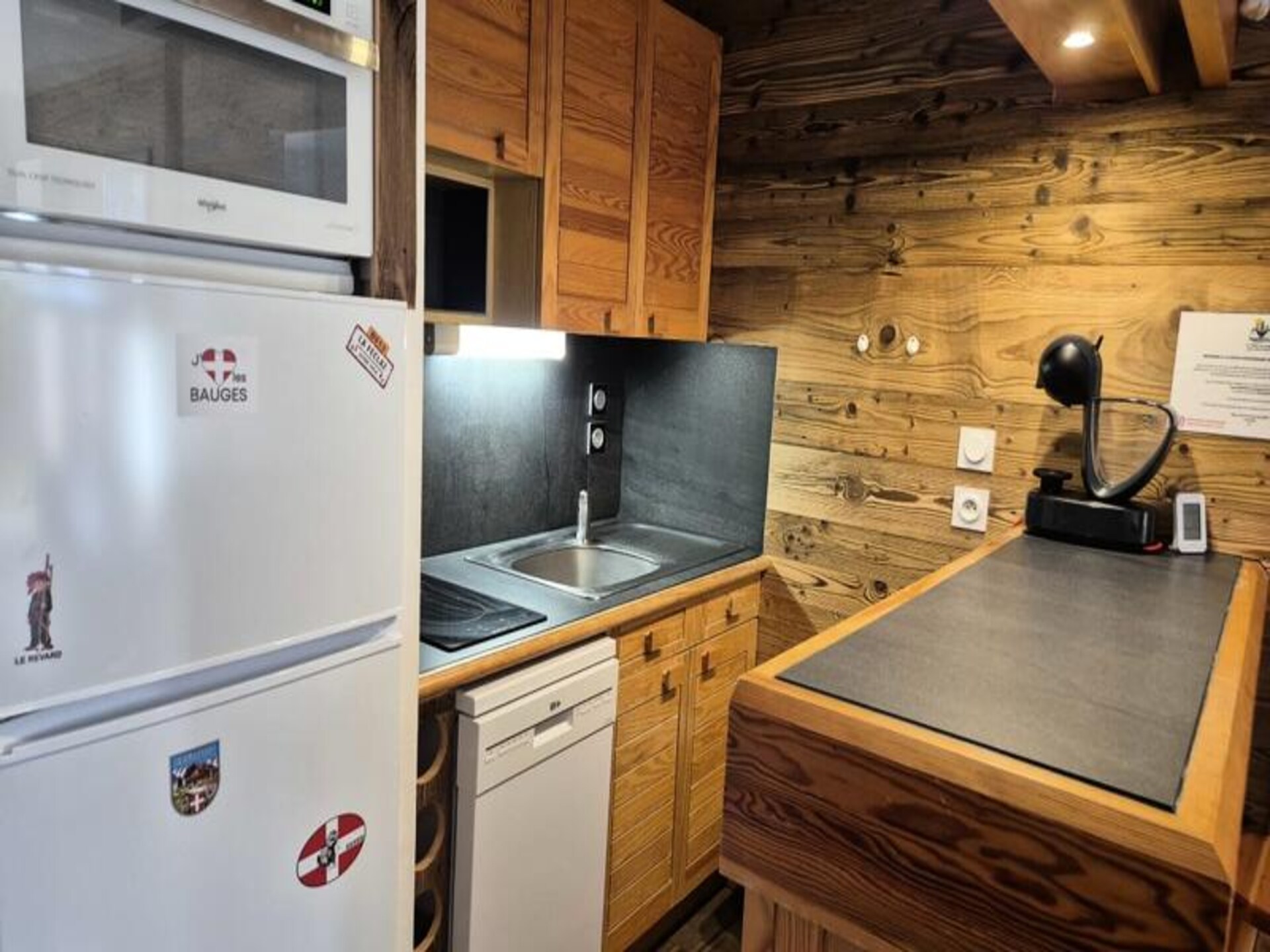 Ski-in/ski-out appartement aan de piste in Les Déserts, max. 4 personen - foto 3