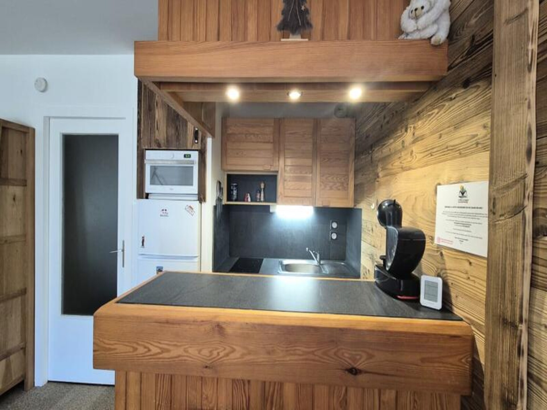 Ski-in/ski-out appartement aan de piste in Les Déserts, max. 4 personen - foto 7