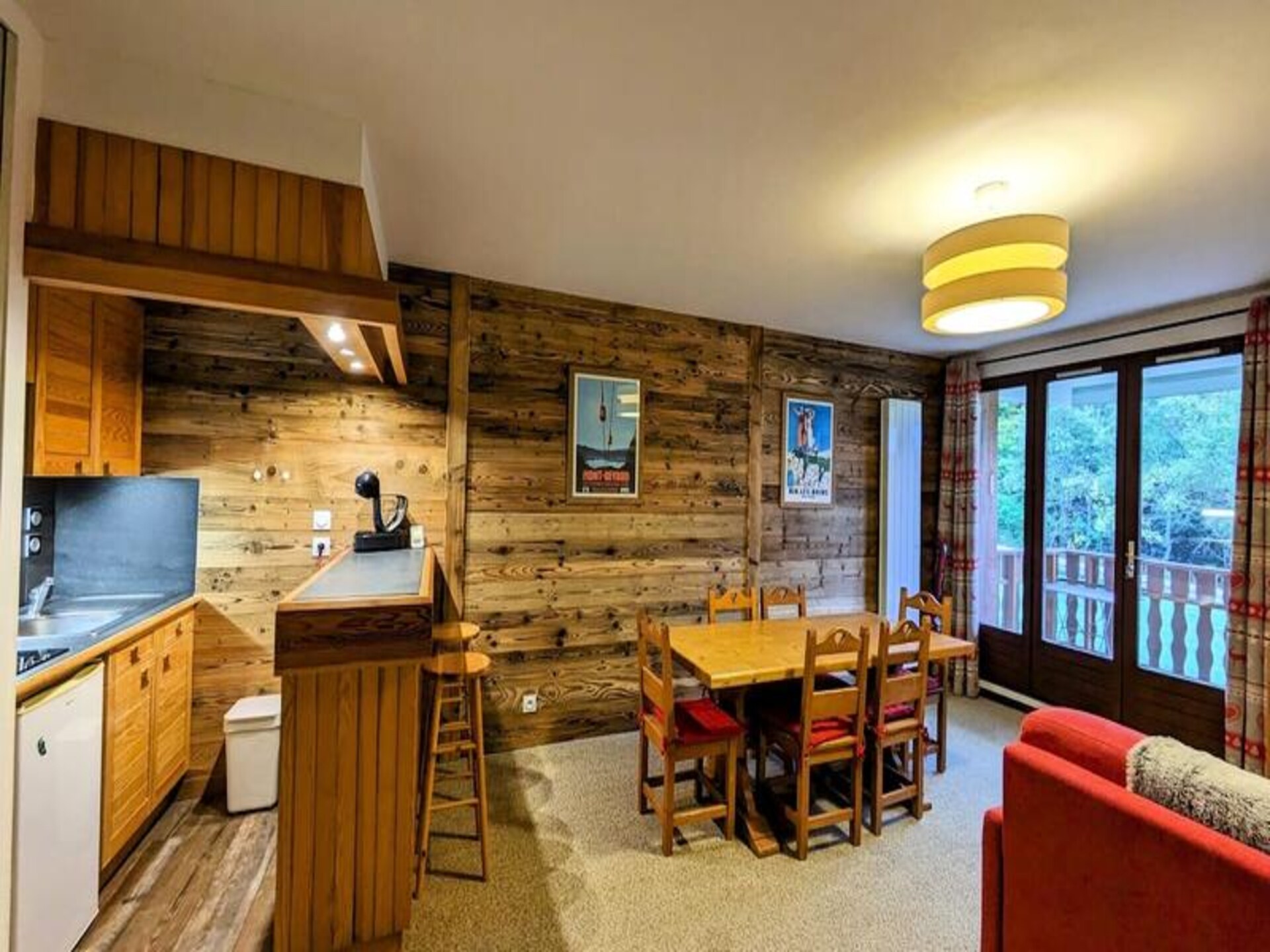 Ski-in/ski-out appartement aan de piste in Les Déserts, max. 4 personen - foto 10