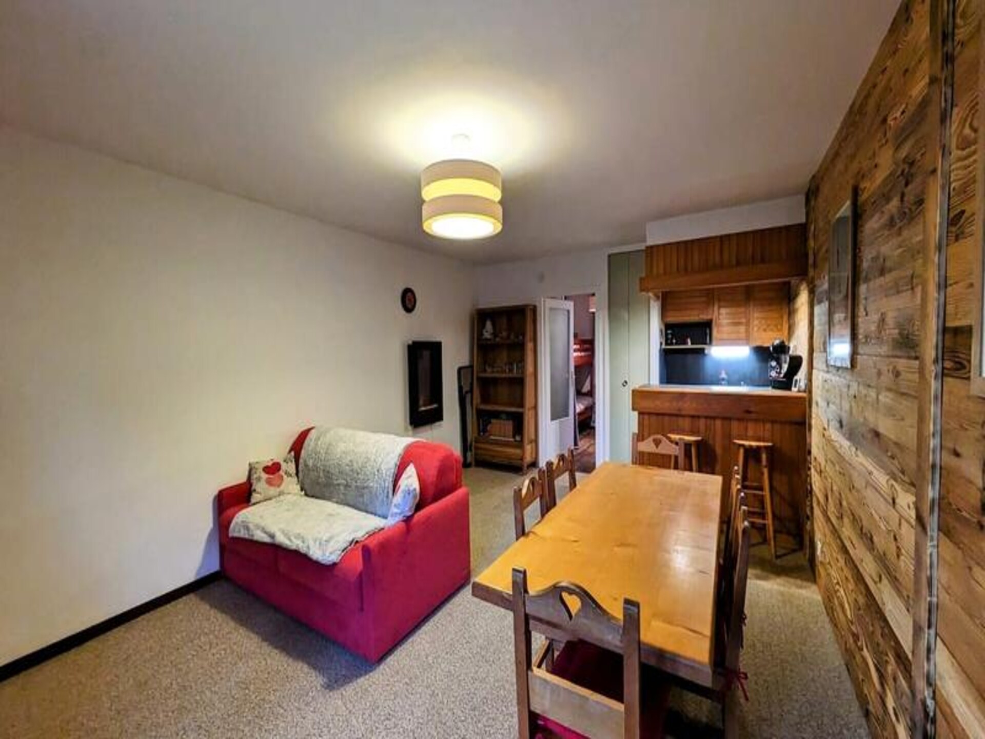 Ski-in/ski-out appartement aan de piste in Les Déserts, max. 4 personen - foto 11