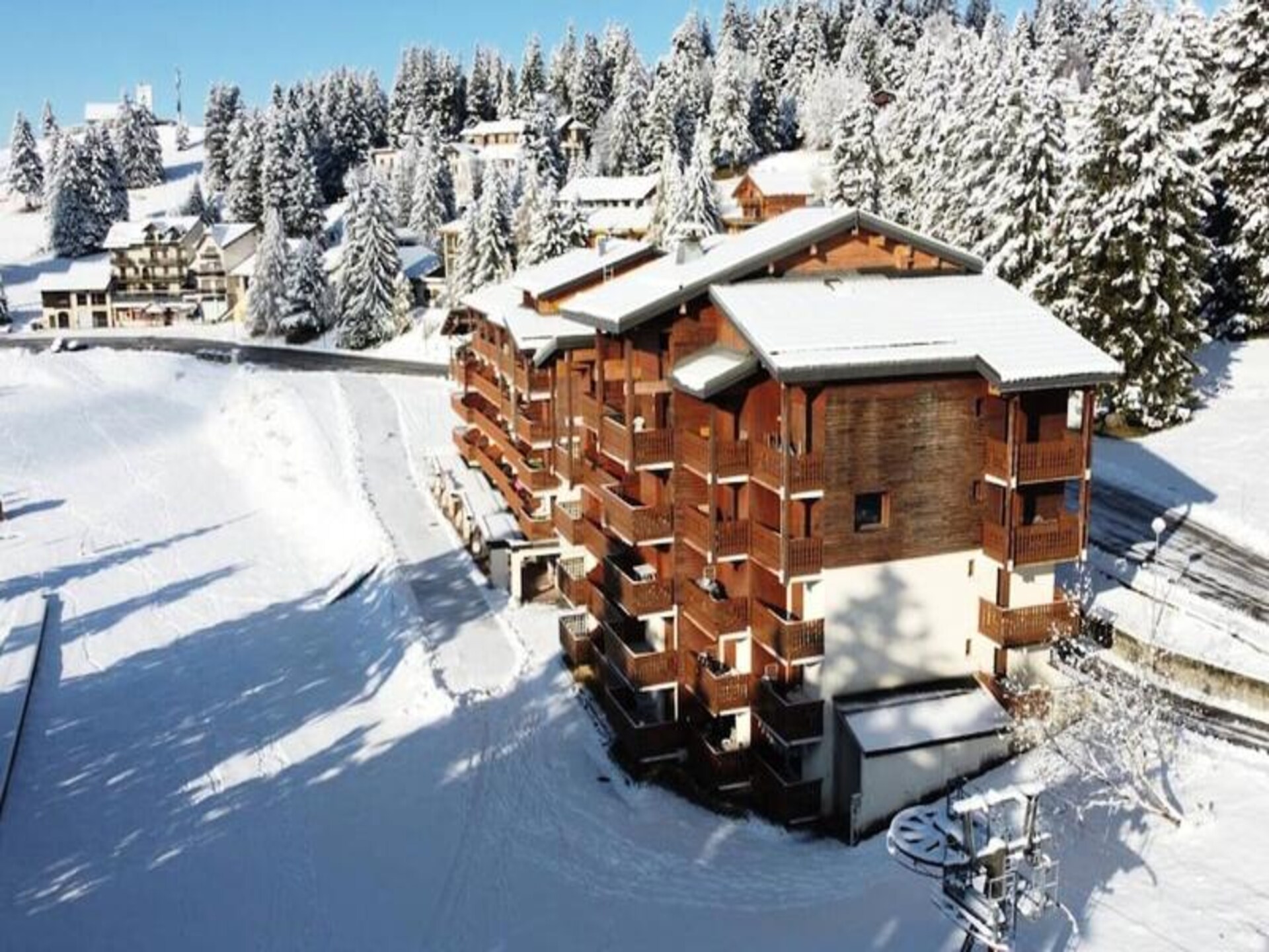 Ski-in/ski-out appartement aan de piste in Les Déserts, max. 4 personen - foto 15