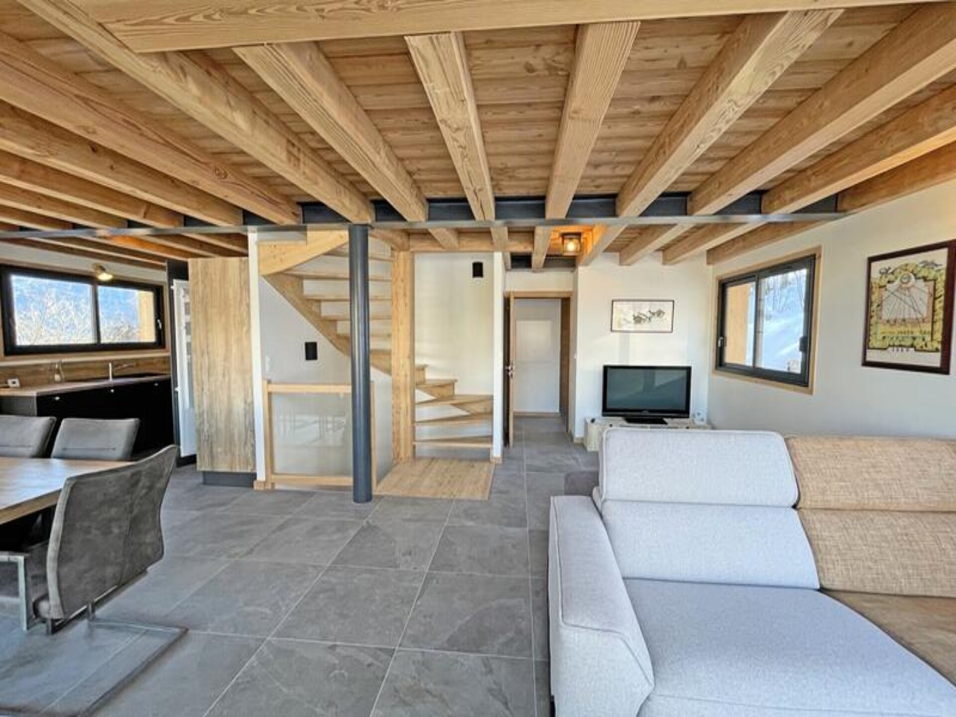 Chalet Le Tou: panoramisch uitzicht op Écrins, vlakbij pistes in Puy St Vincent - foto 8