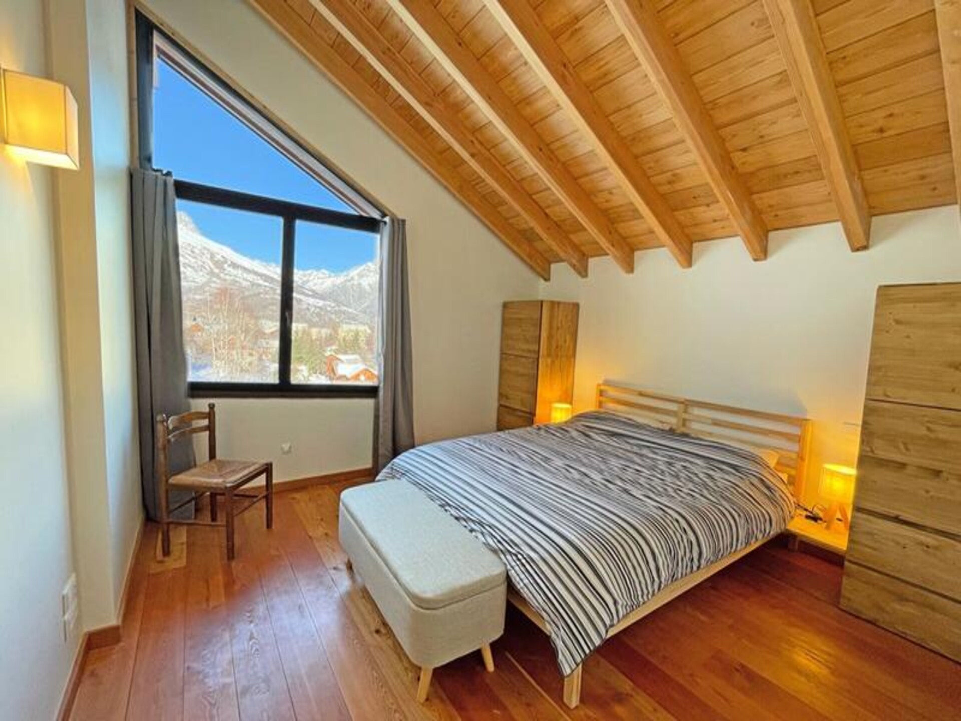 Chalet Le Tou: panoramisch uitzicht op Écrins, vlakbij pistes in Puy St Vincent - foto 13