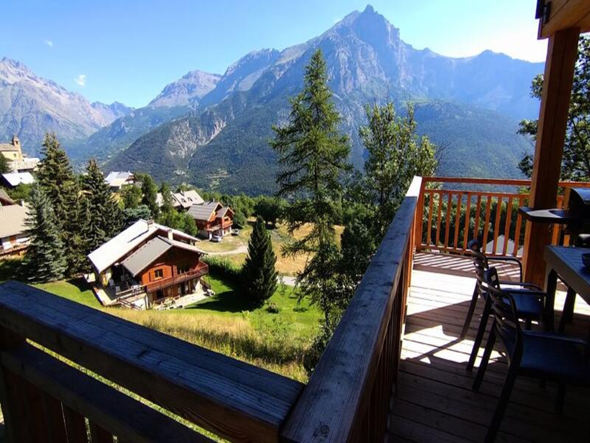 Chalet Le Tou: panoramisch uitzicht op Écrins, vlakbij pistes in Puy St Vincent - foto 20
