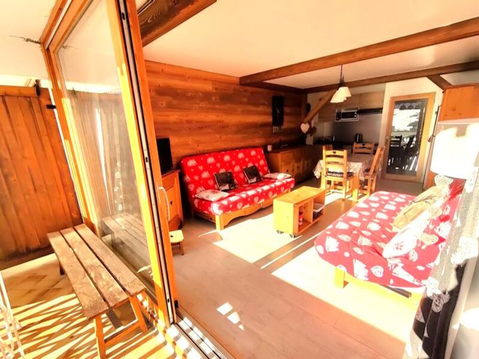 Knusse studio voor 4 personen met balkon op het zuiden in Puy Saint Vincent - foto 2