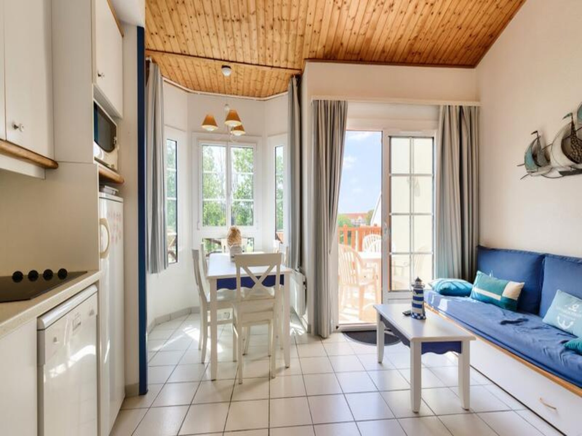 Duplex aan de golfbaan nabij strand Veillon, 6 personen - foto 22