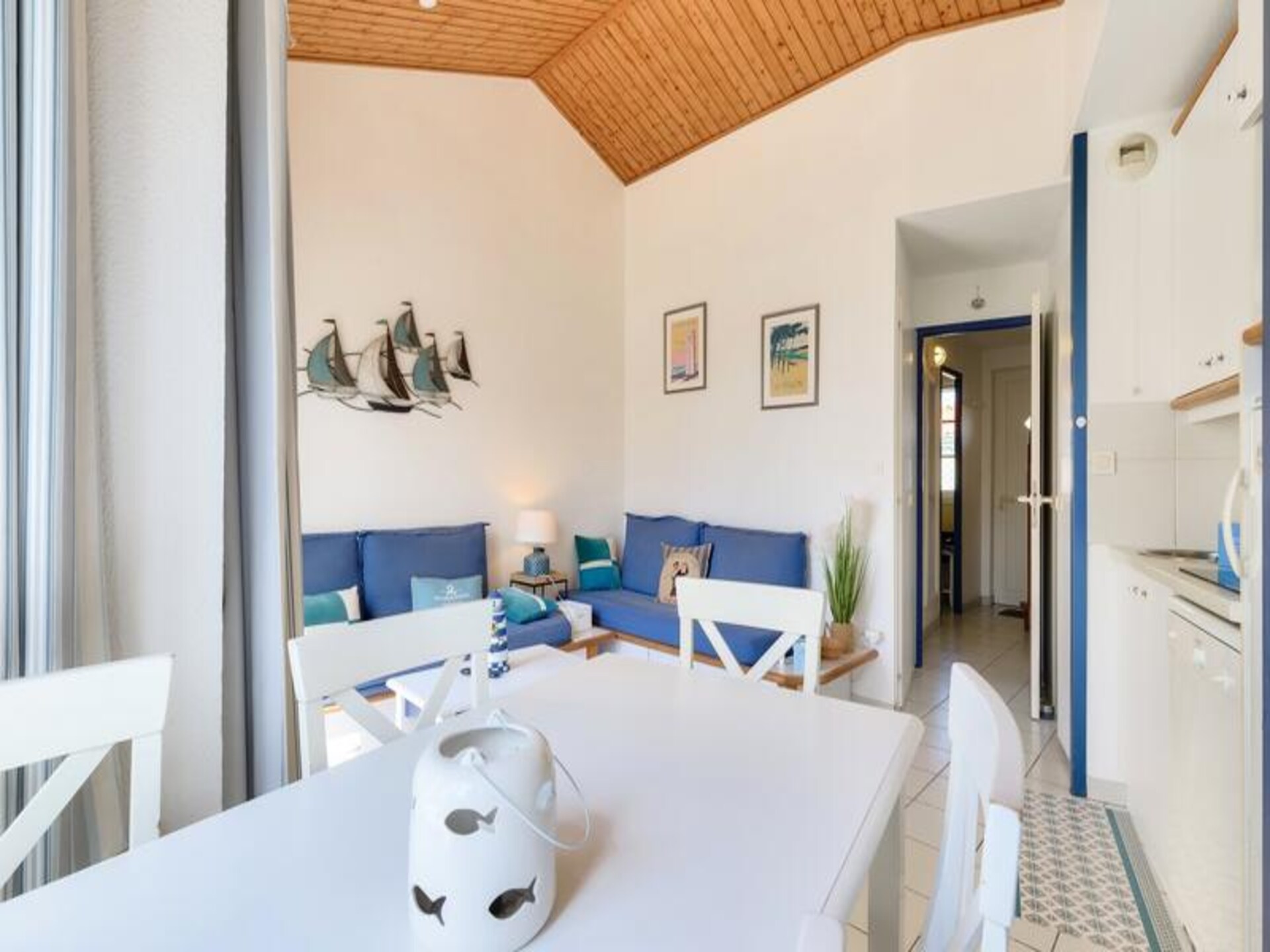 Duplex aan de golfbaan nabij strand Veillon, 6 personen - foto 24