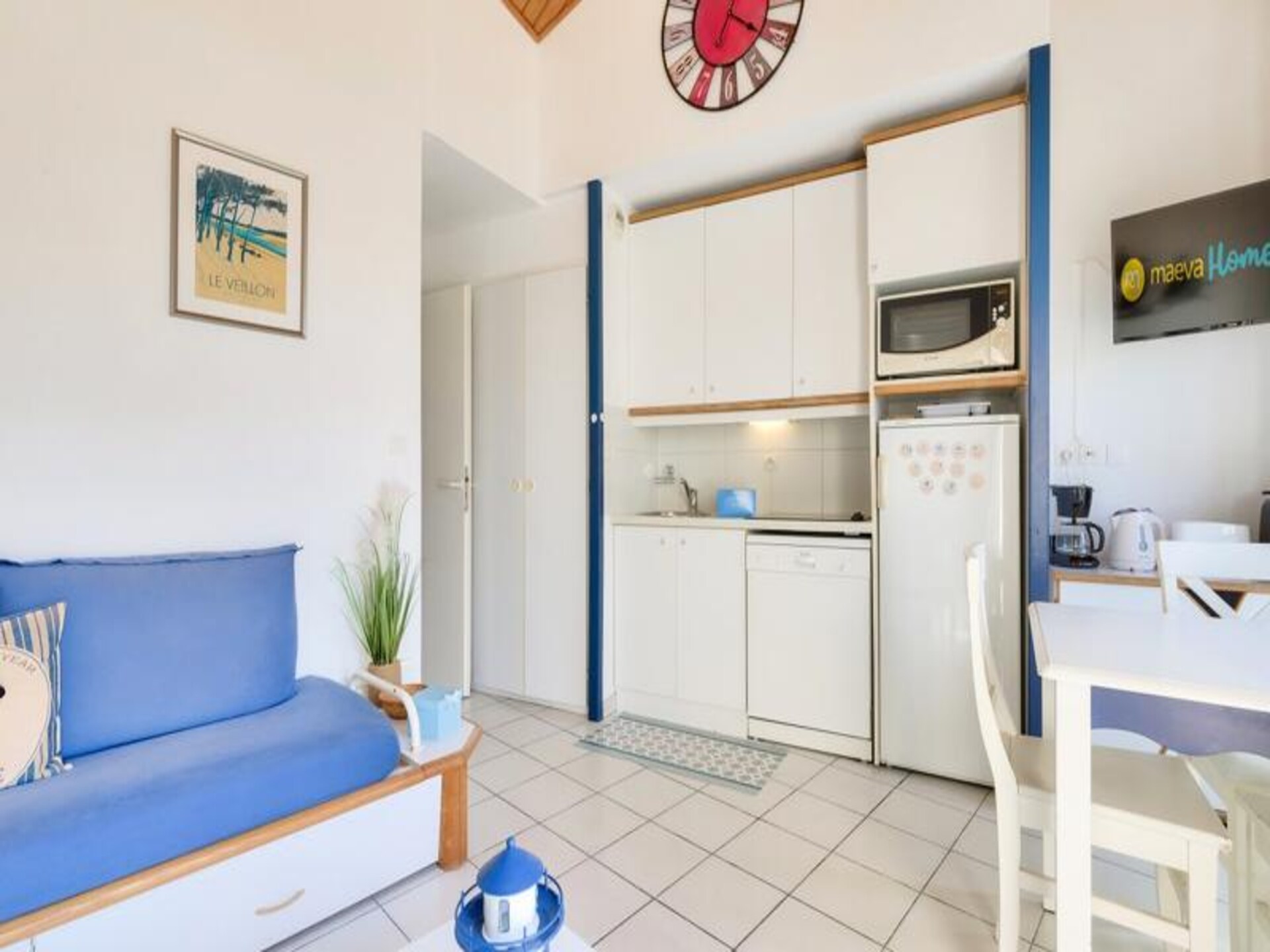 Duplex aan de golfbaan nabij strand Veillon, 6 personen - foto 27