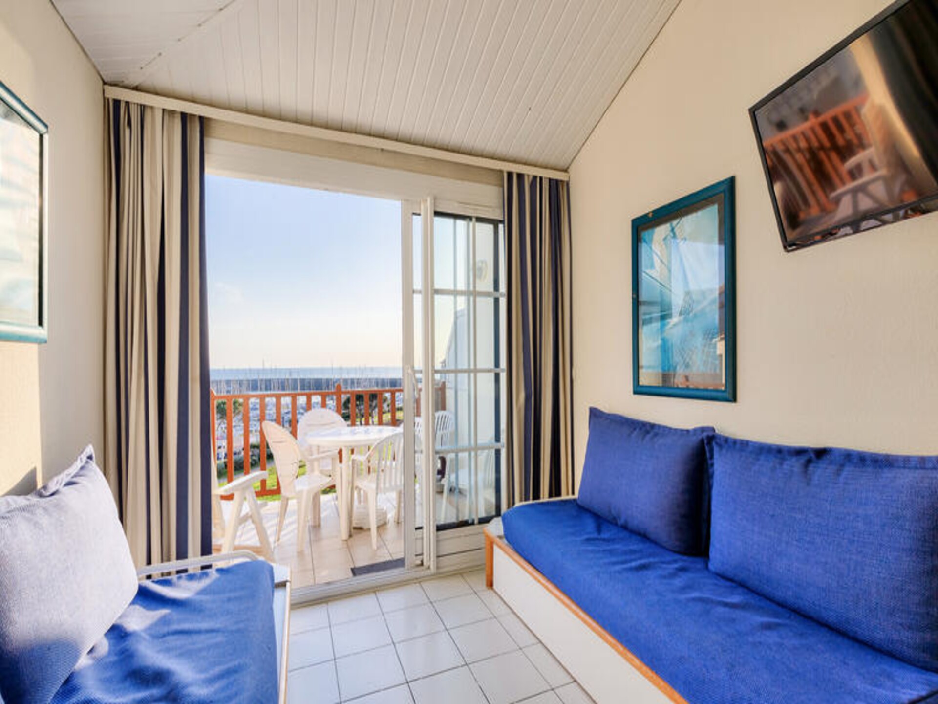 Zonnig appartement voor 5 aan de kust van Talmont-Saint-Hilaire met zeezicht - foto 22