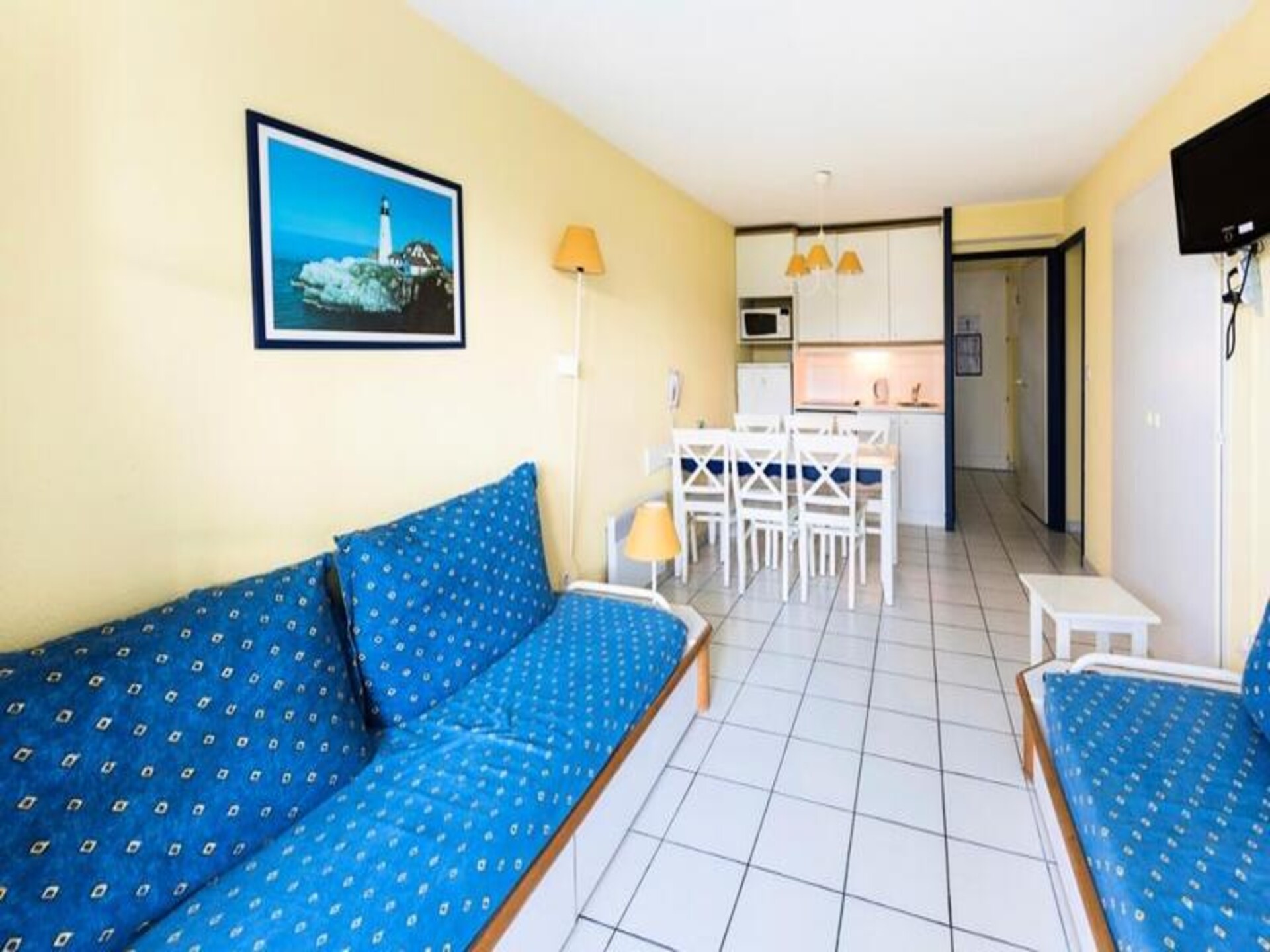 Licht appartement voor 7 op domein Port Bourgenay, vlakbij zee - foto 22