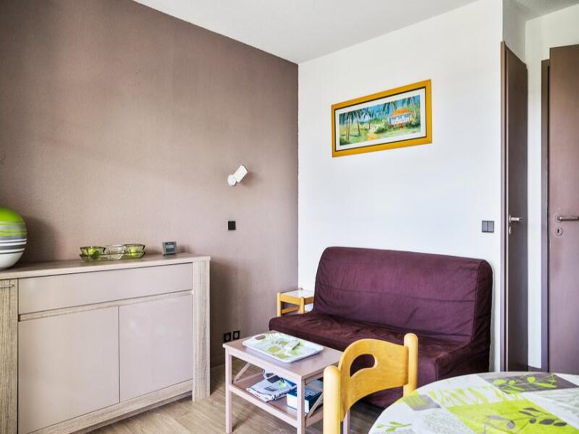 Zonnig appartement met balkon, uitzicht op meer, nabij strand van Veillon - foto 24