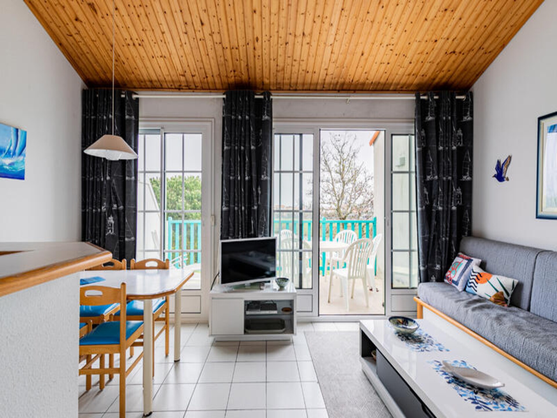 Licht appartement voor 6 in bosrijke residentie met zwembaden bij Talmont-Saint-Hilaire - foto 22