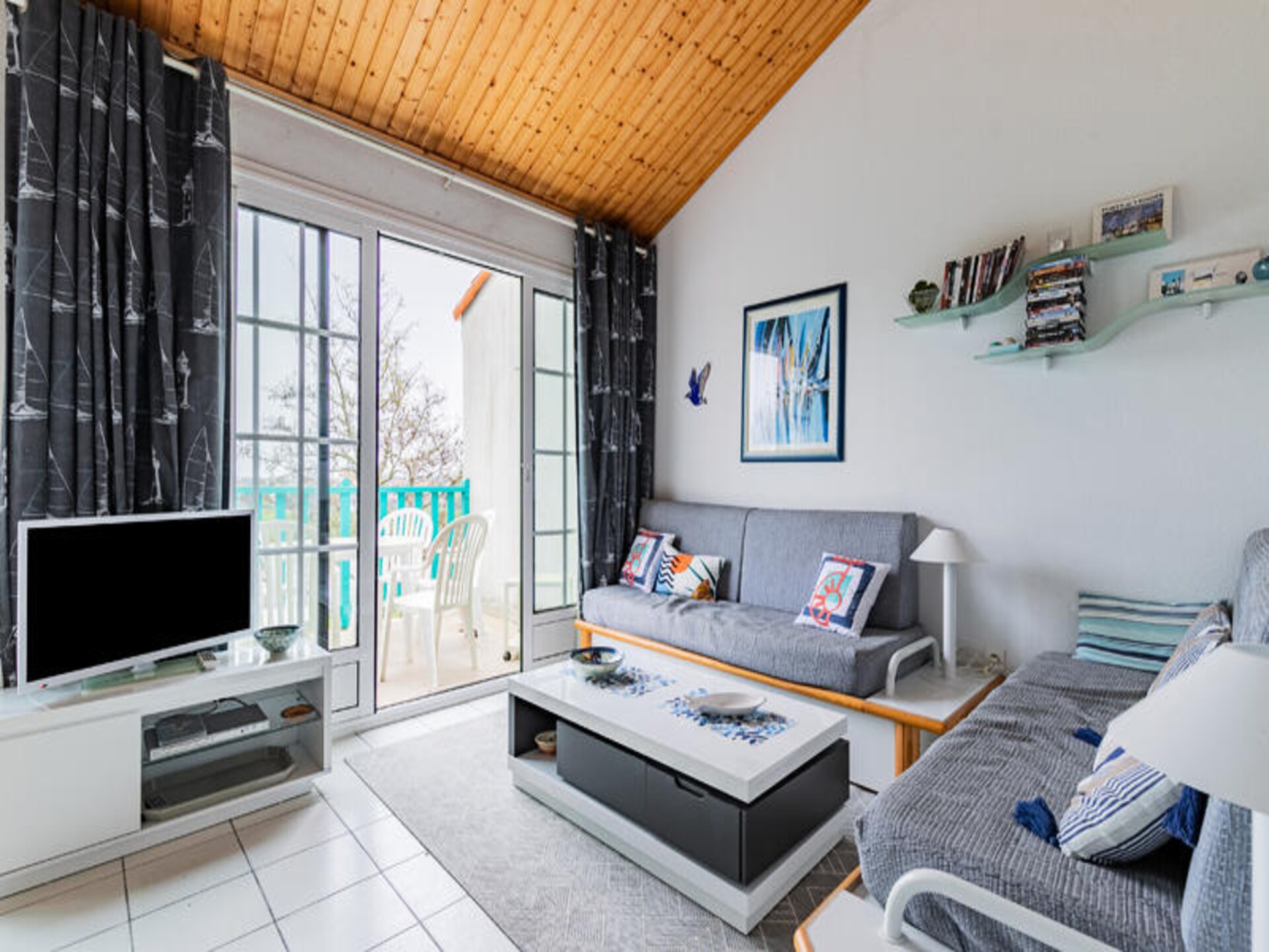 Licht appartement voor 6 in bosrijke residentie met zwembaden bij Talmont-Saint-Hilaire - foto 23