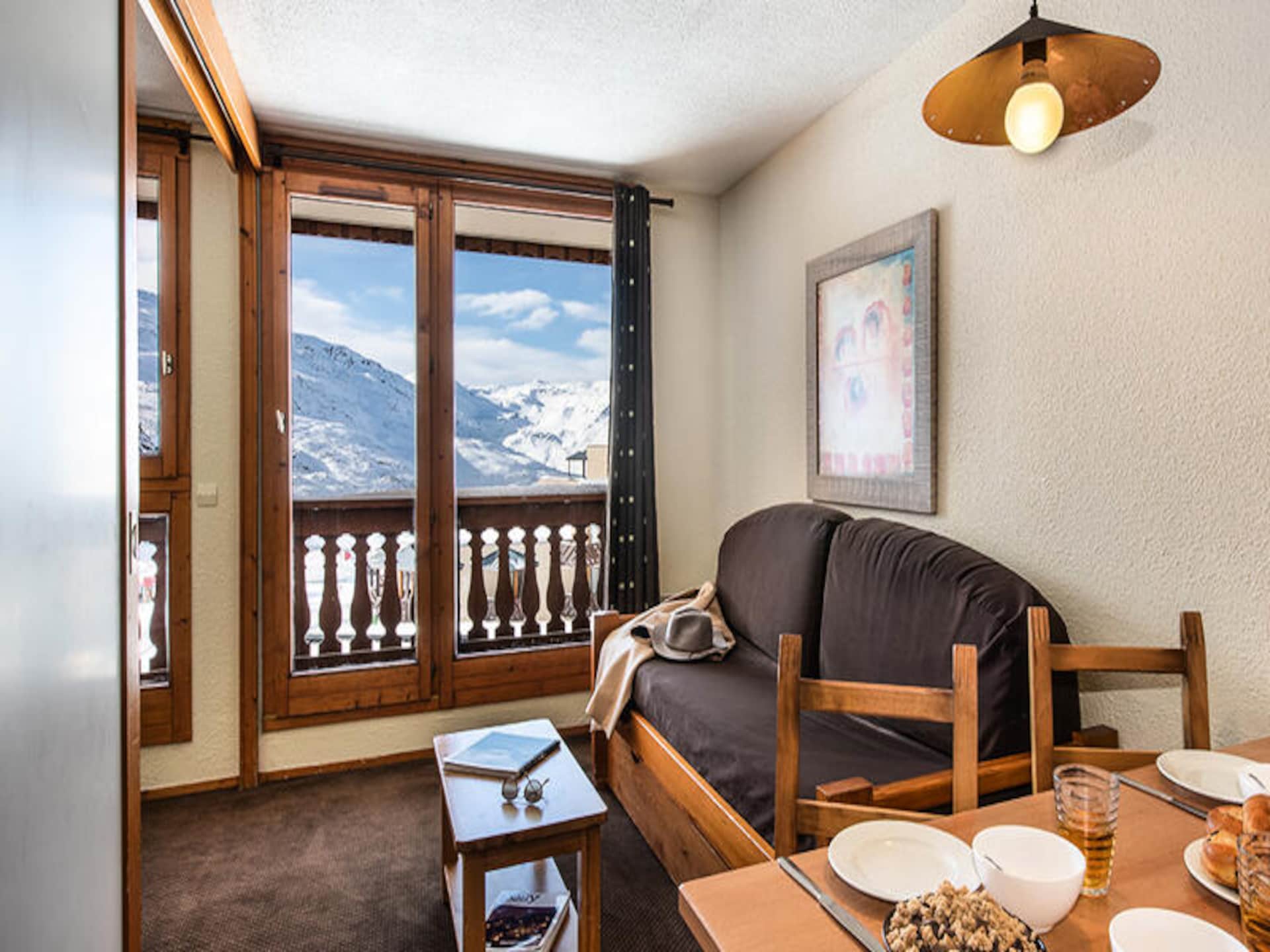 Knus appartement op de piste in Val Thorens voor 4 personen - foto 4