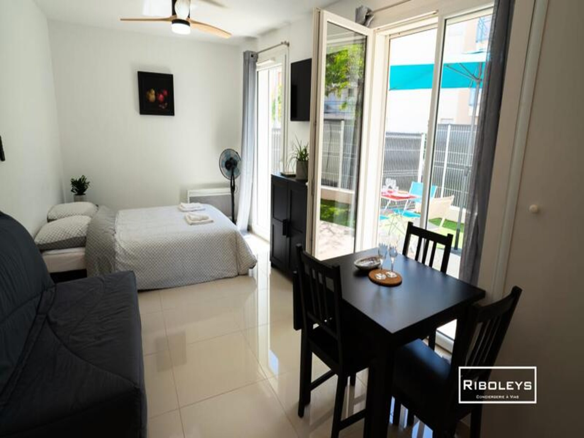 Appartement Vias-plage: 100 meter van strand met eigen tuin - foto 1